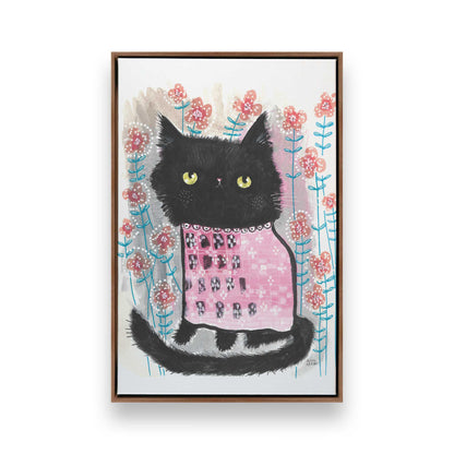 [Color:Walnut], Picture of art in a Walnut frame