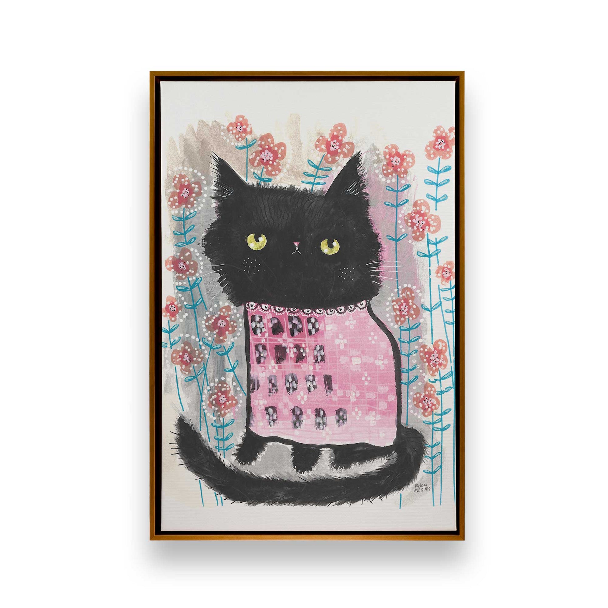 [Color:Polished Gold], Picture of art in a Polished Gold frame