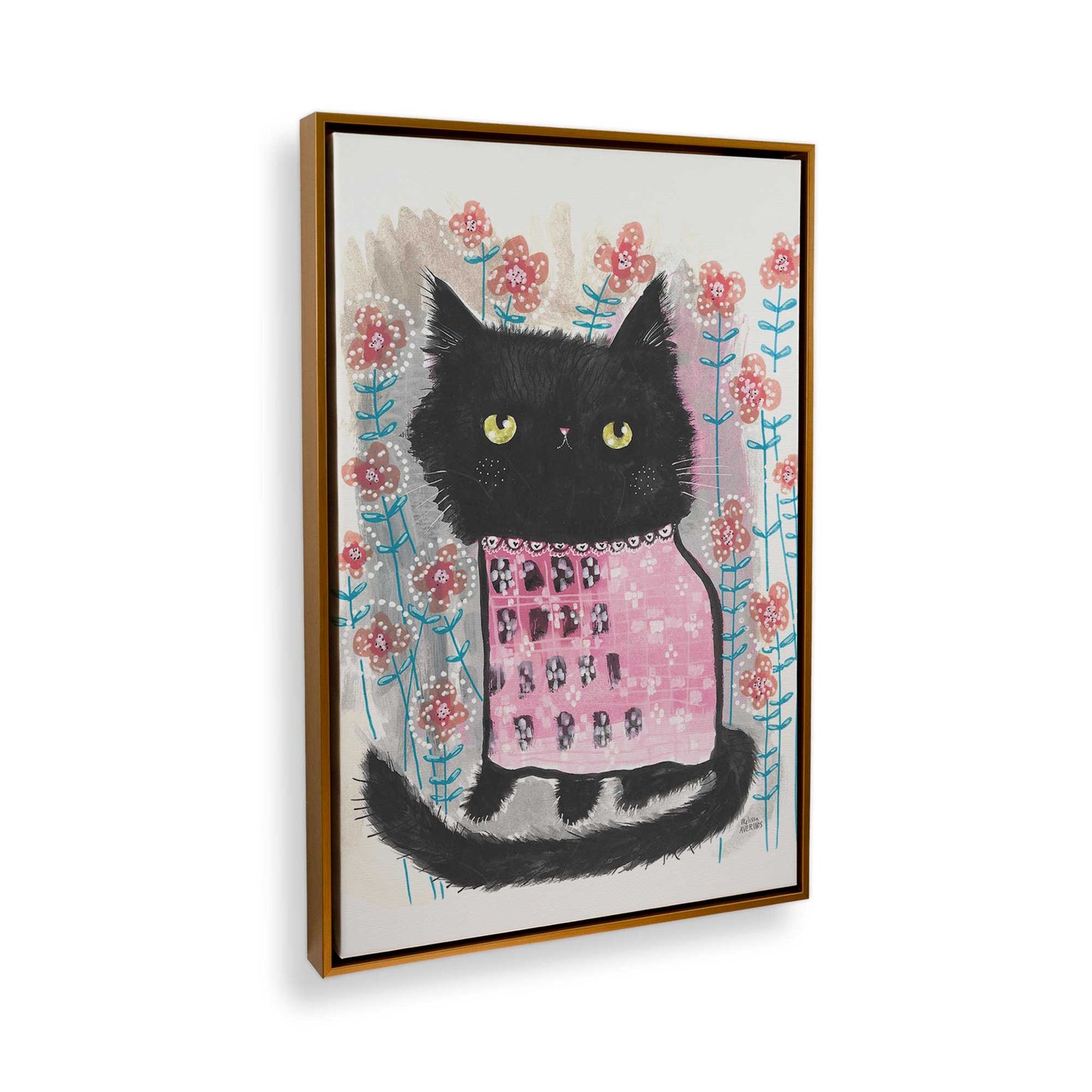 [Color:Polished Gold], Picture of the corner of the art