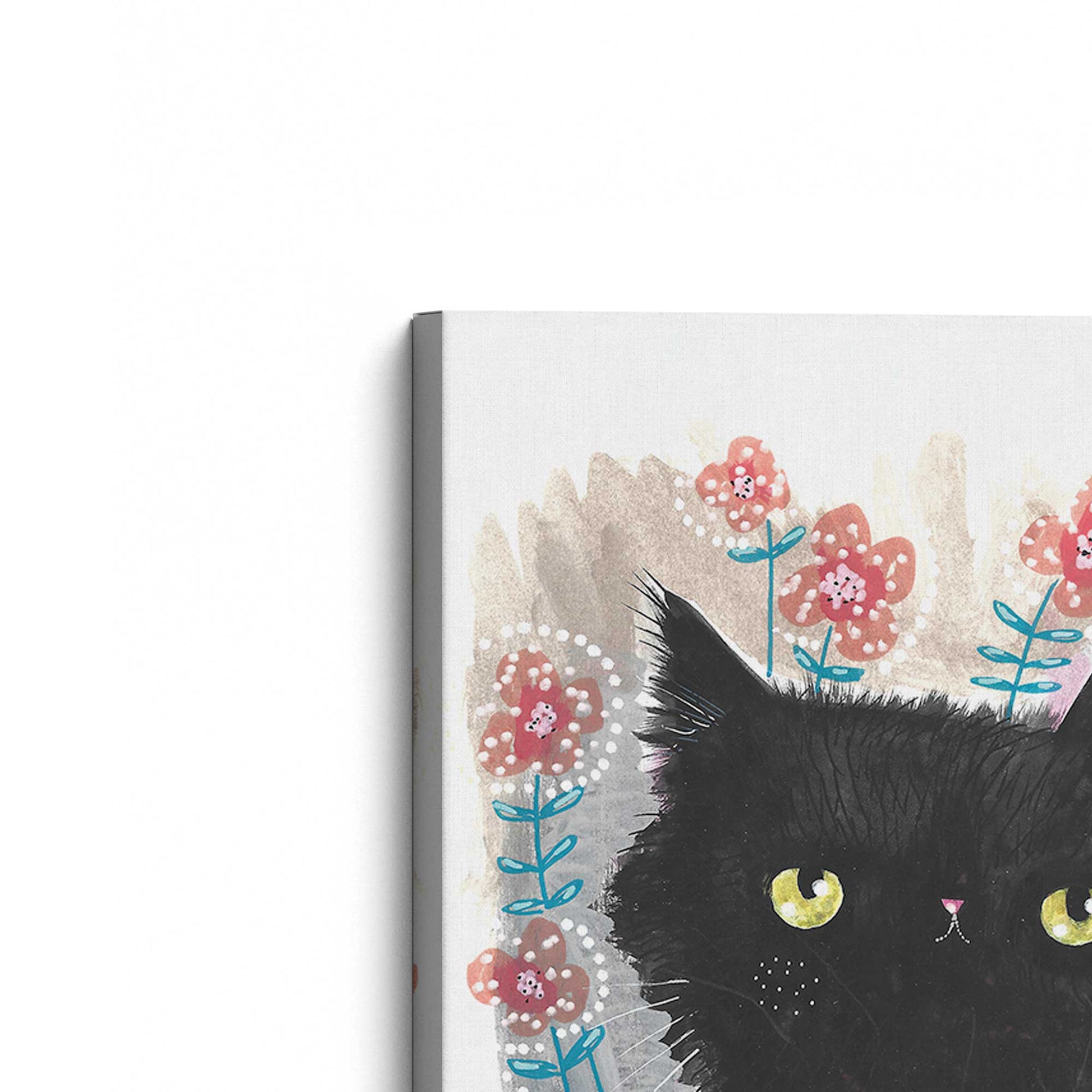 [Color:Stretched Canvas], Picture of the corner of the art