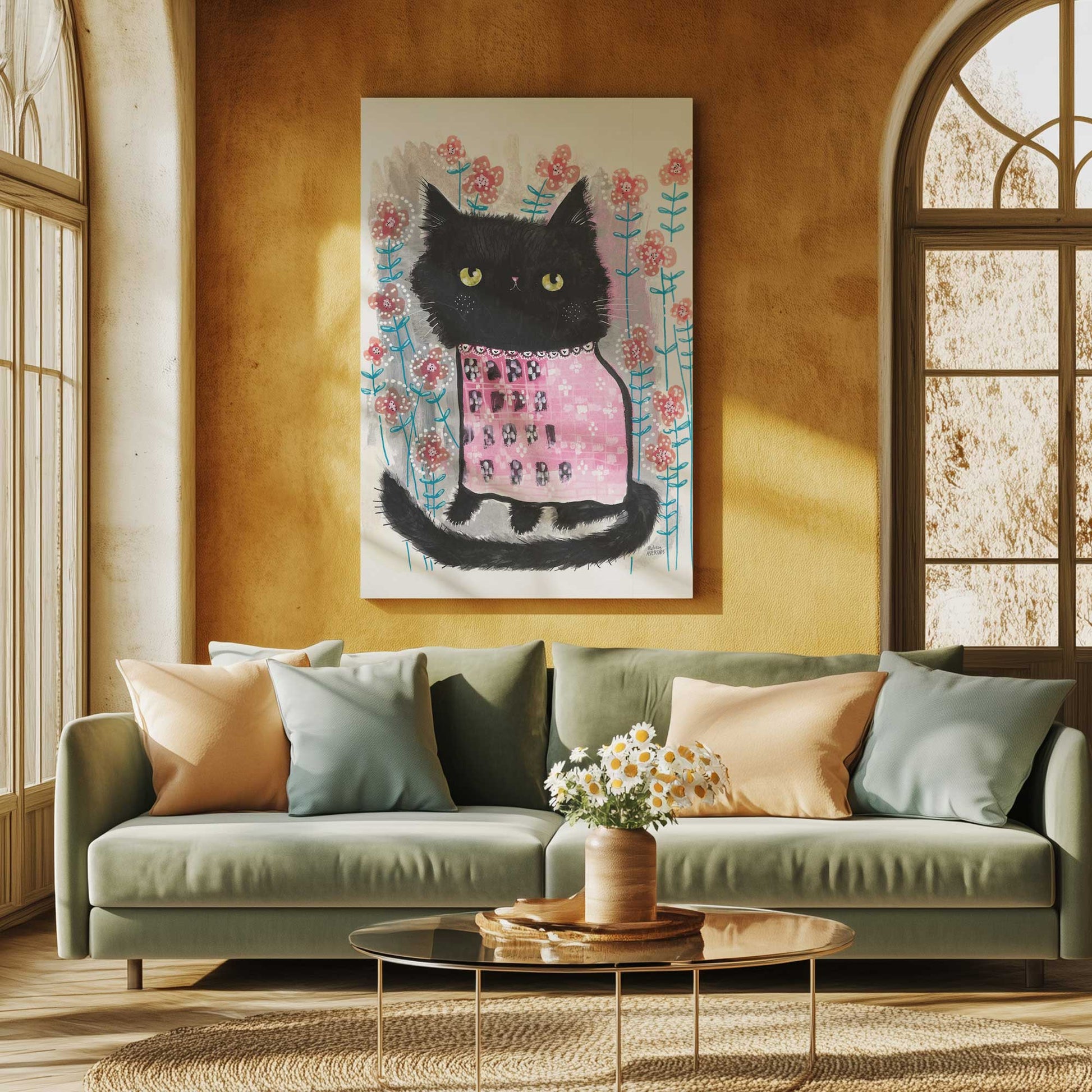 Picture of art in a room