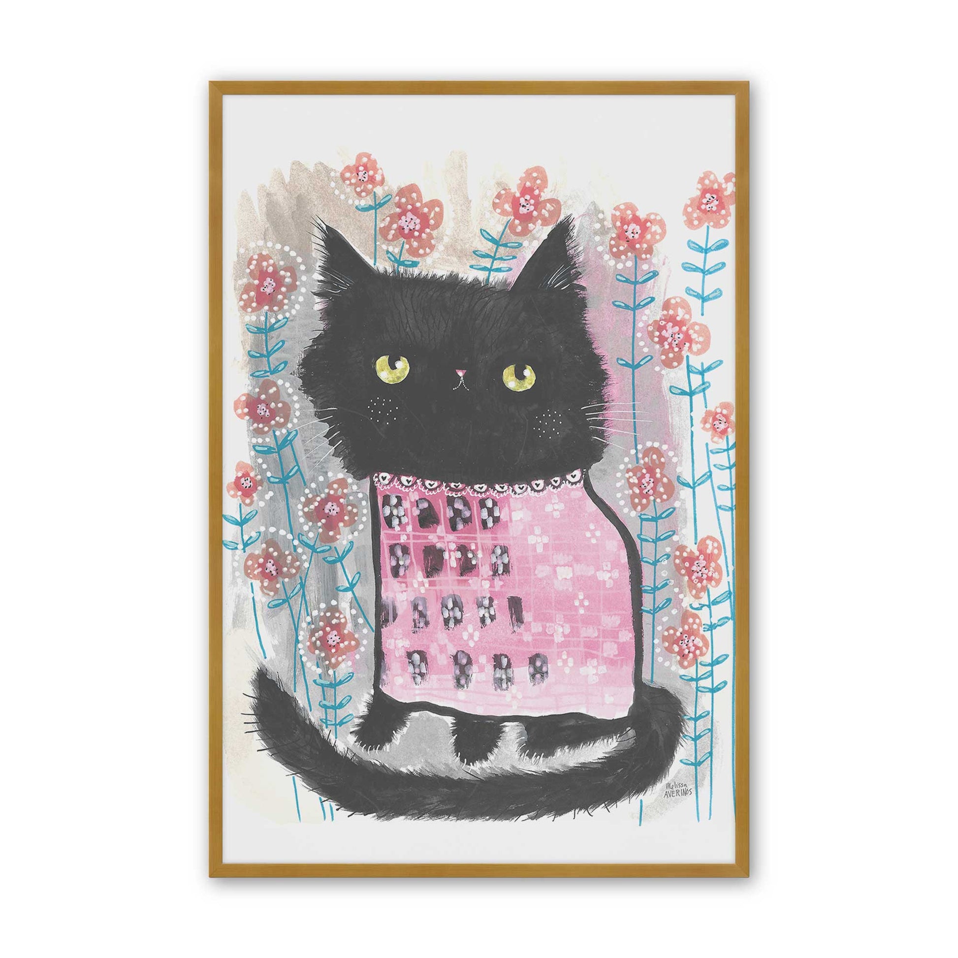 [Color:Polished Gold], Picture of art in a Polished Gold frame