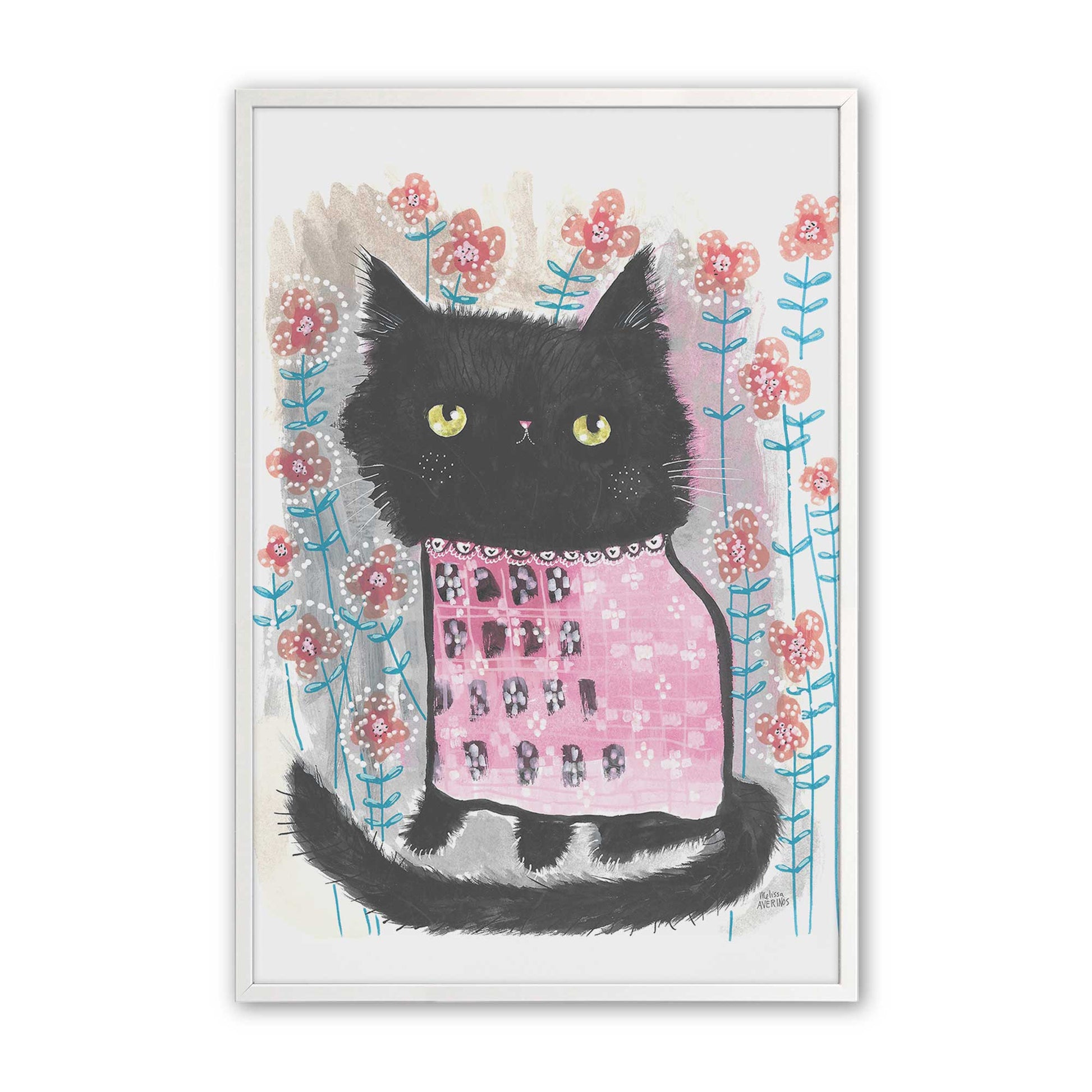 [Color:Opaque White], Picture of art in a Opaque White frame