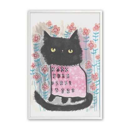 [Color:Opaque White], Picture of art in a Opaque White frame