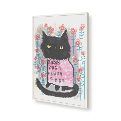 [Color:Opaque White], Picture of art in a Opaque White frame of the corner