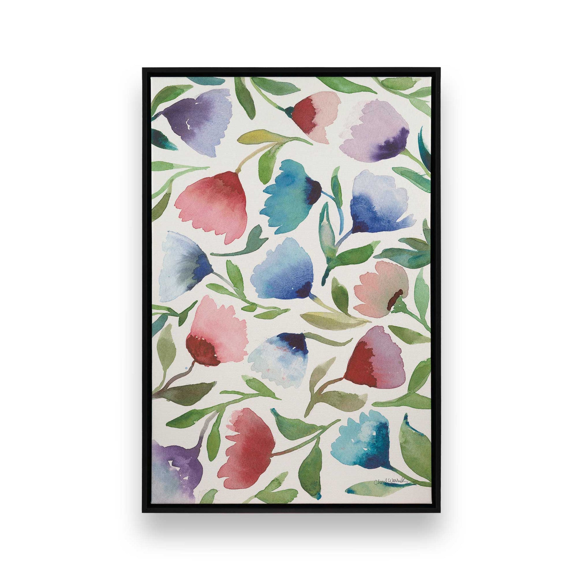 [Color:Satin Black], Picture of art in a Satin Black frame