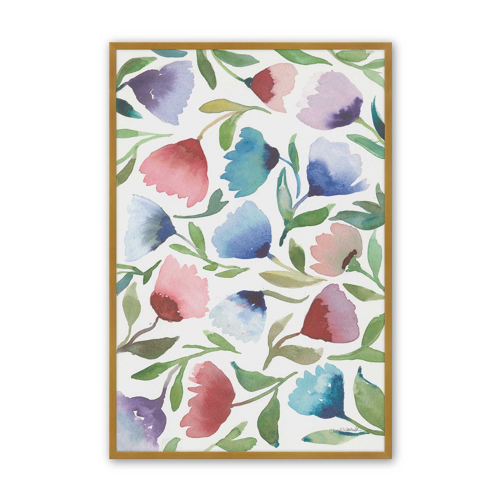 [Color:Polished Gold], Picture of art in a Polished Gold frame