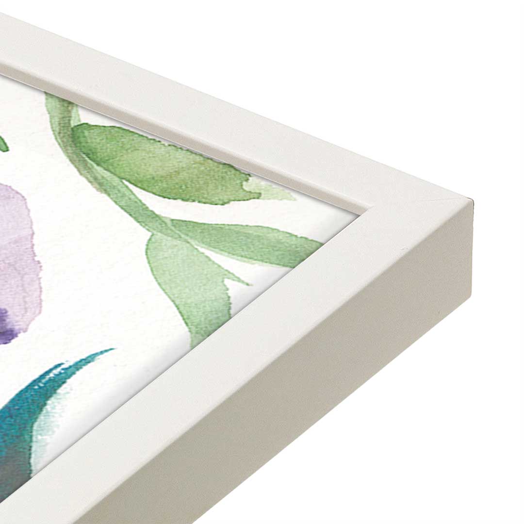[Color:Opaque White], Picture of art in a Opaque White frame at an angle