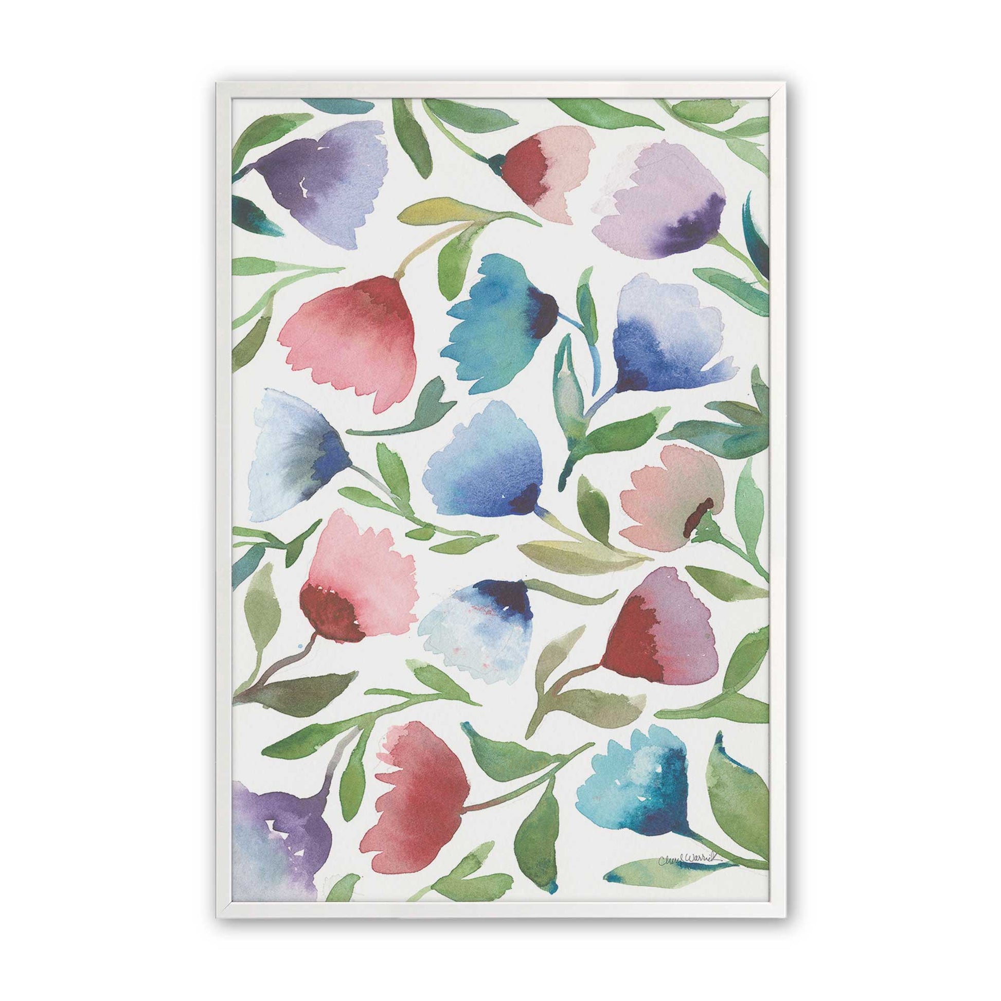 [Color:Opaque White], Picture of art in a Opaque White frame