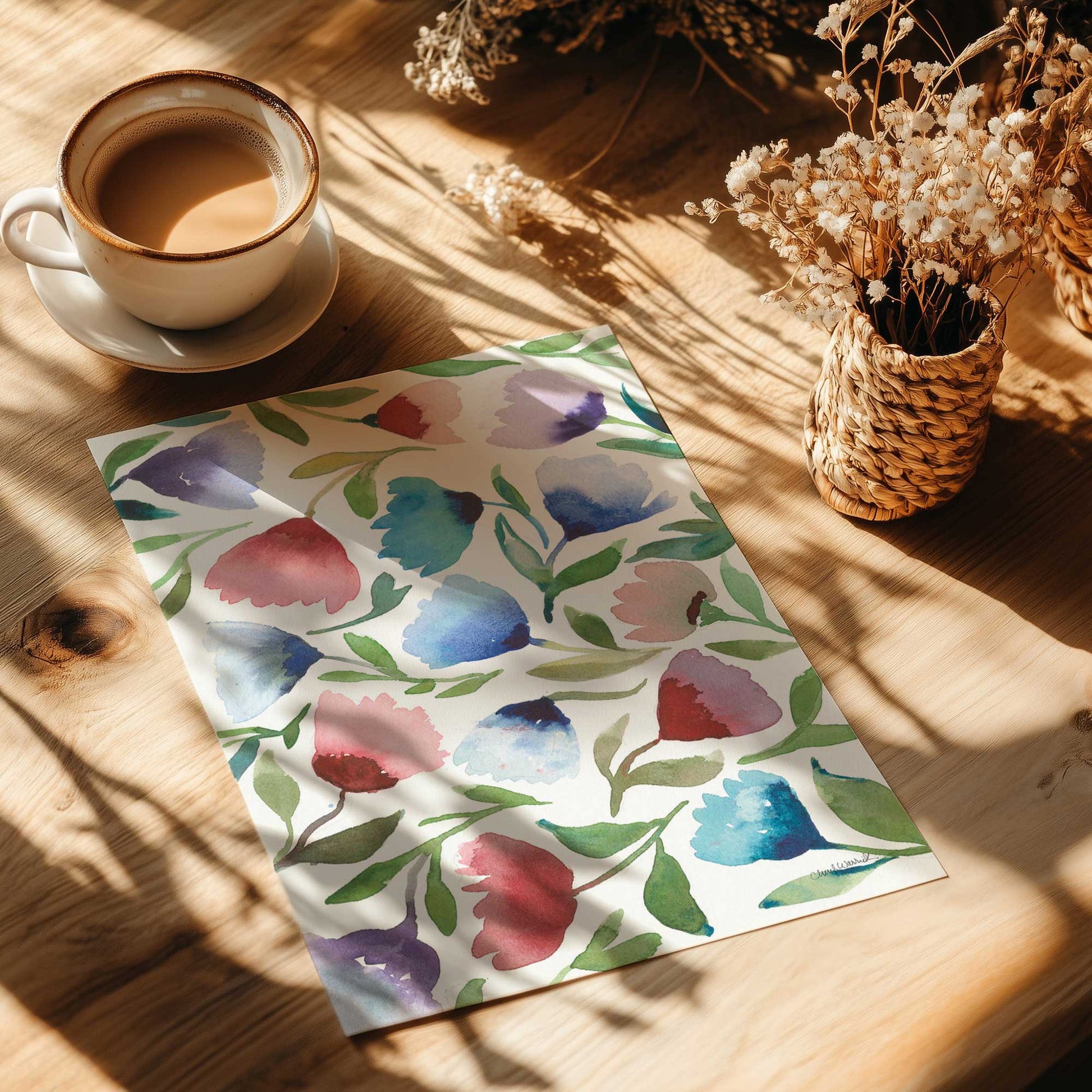 [Color:Rolled Print], Picture of close up of art