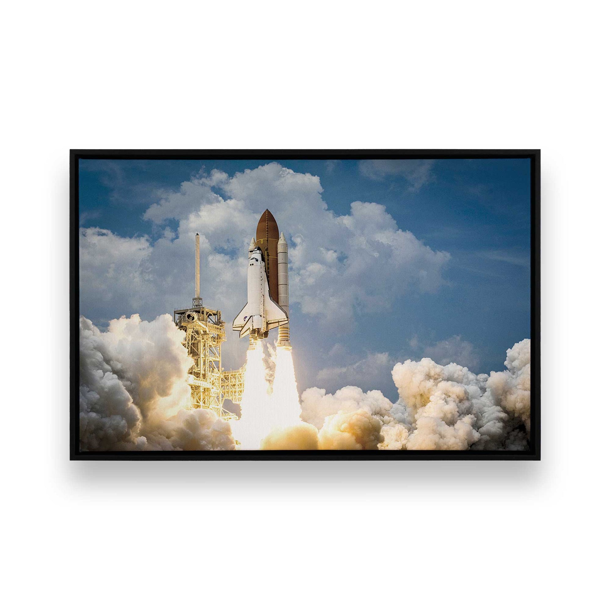 [Color:Satin Black], Picture of art in a Satin Black frame
