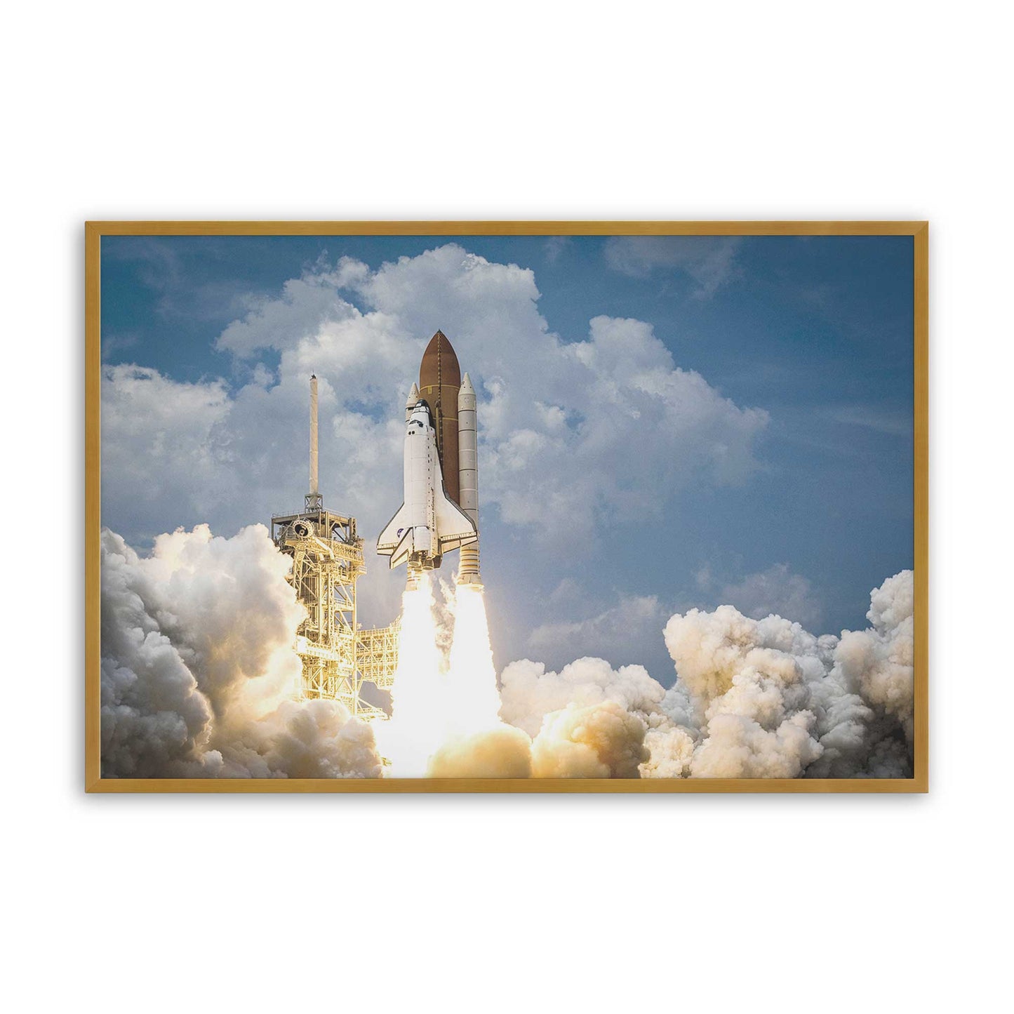 [Color:Polished Gold], Picture of art in a Polished Gold frame
