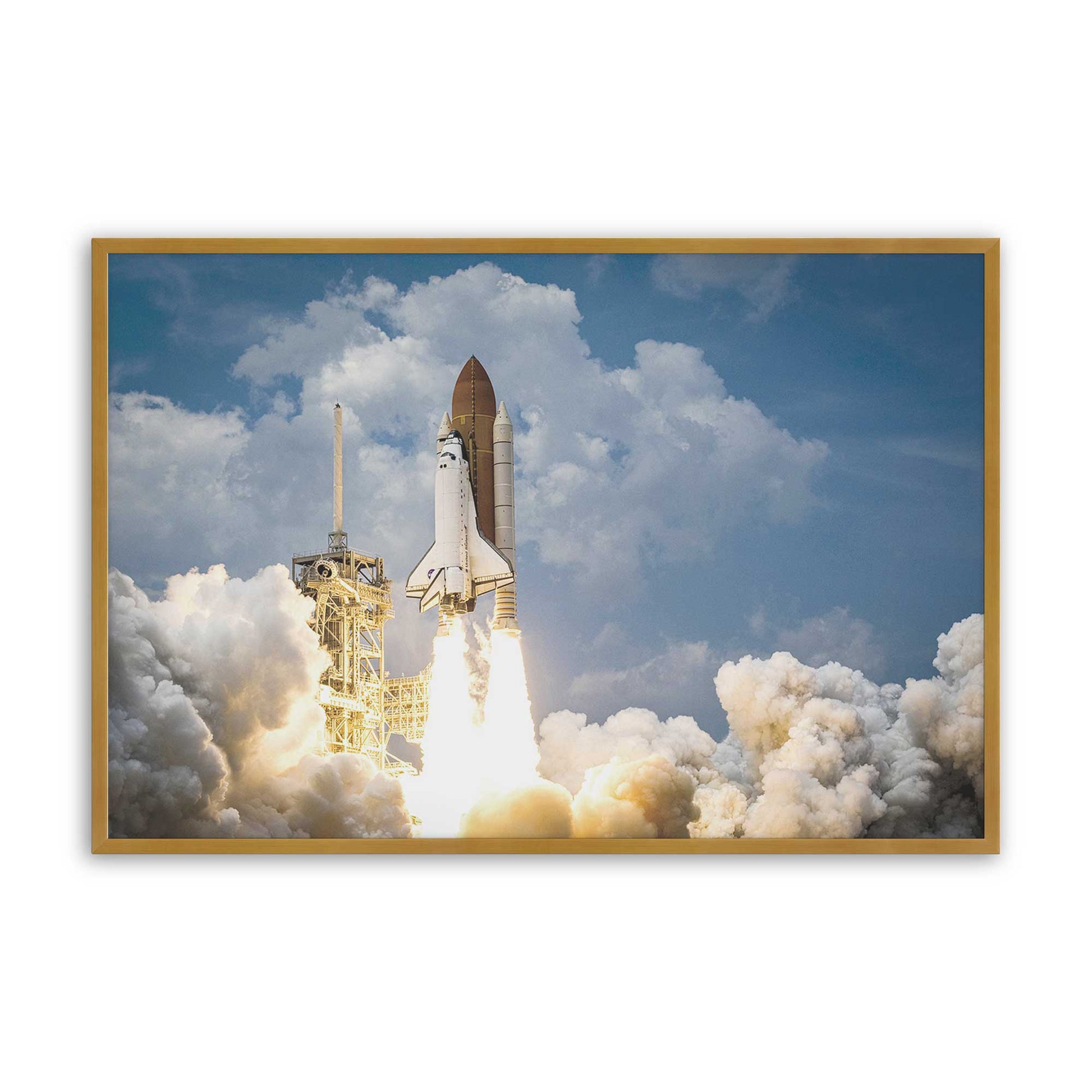 [Color:Polished Gold], Picture of art in a Polished Gold frame