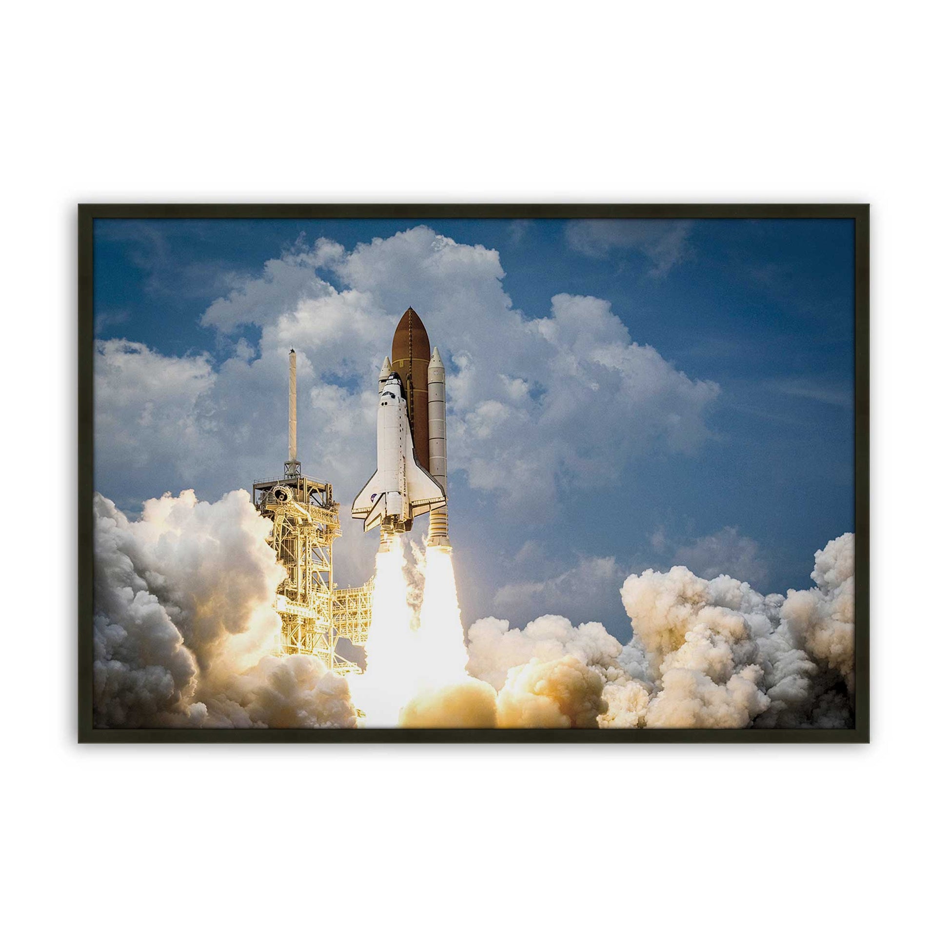 [Color:Satin Black], Picture of art in a Satin Black frame