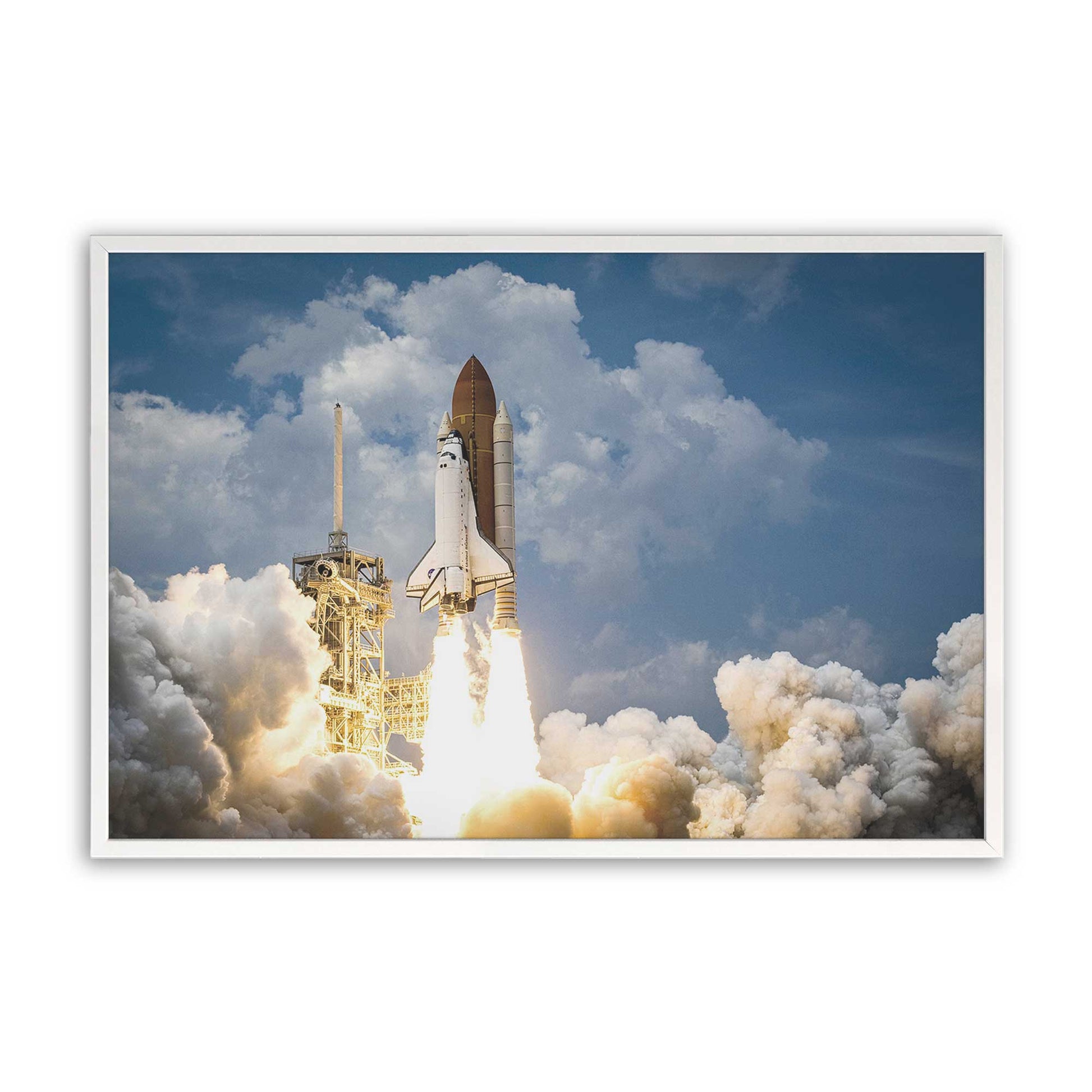 [Color:Opaque White], Picture of art in a Opaque White frame
