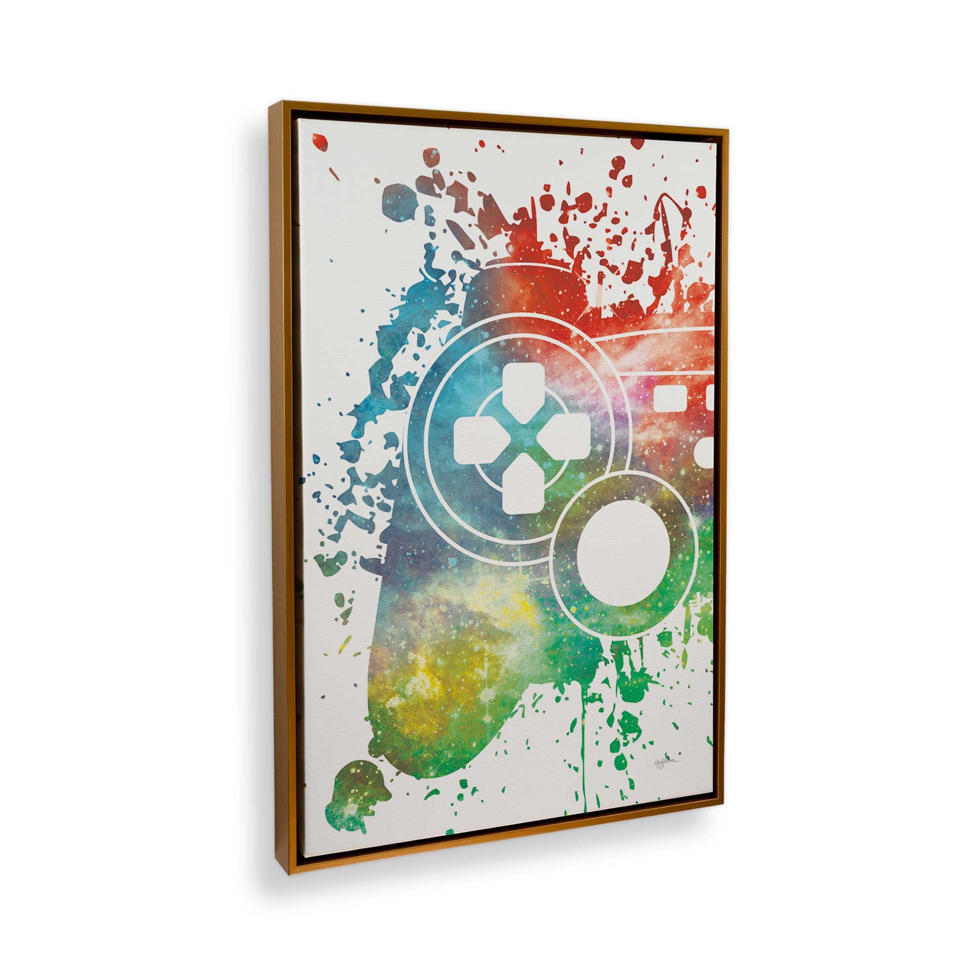 [Color:Polished Gold], Picture of the corner of the art