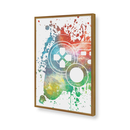 [Color:Polished Gold], Picture of art in a Polished Gold frame of the corner