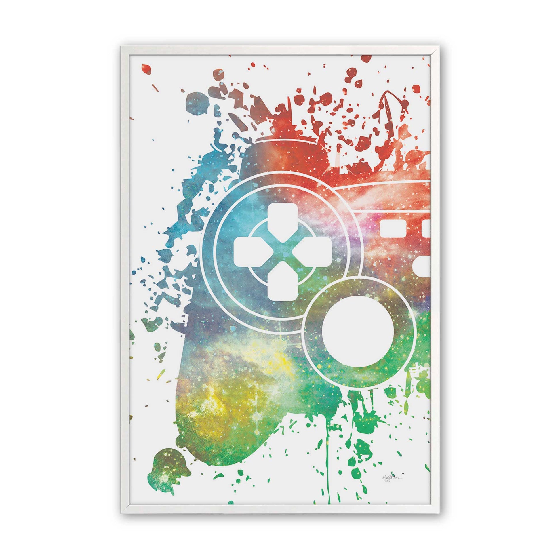 [Color:Opaque White], Picture of art in a Opaque White frame