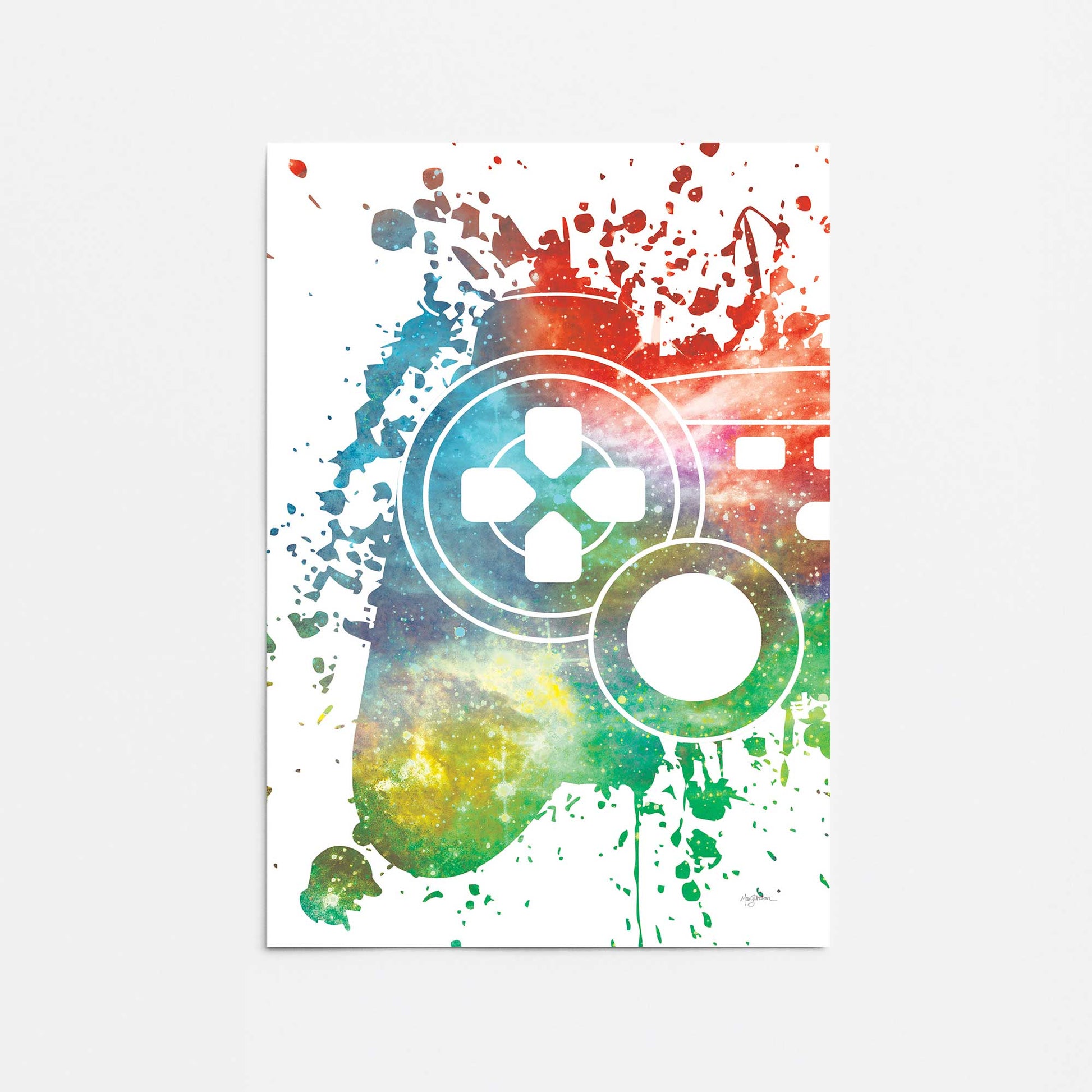 [Color:Rolled Print], Picture of close up of art