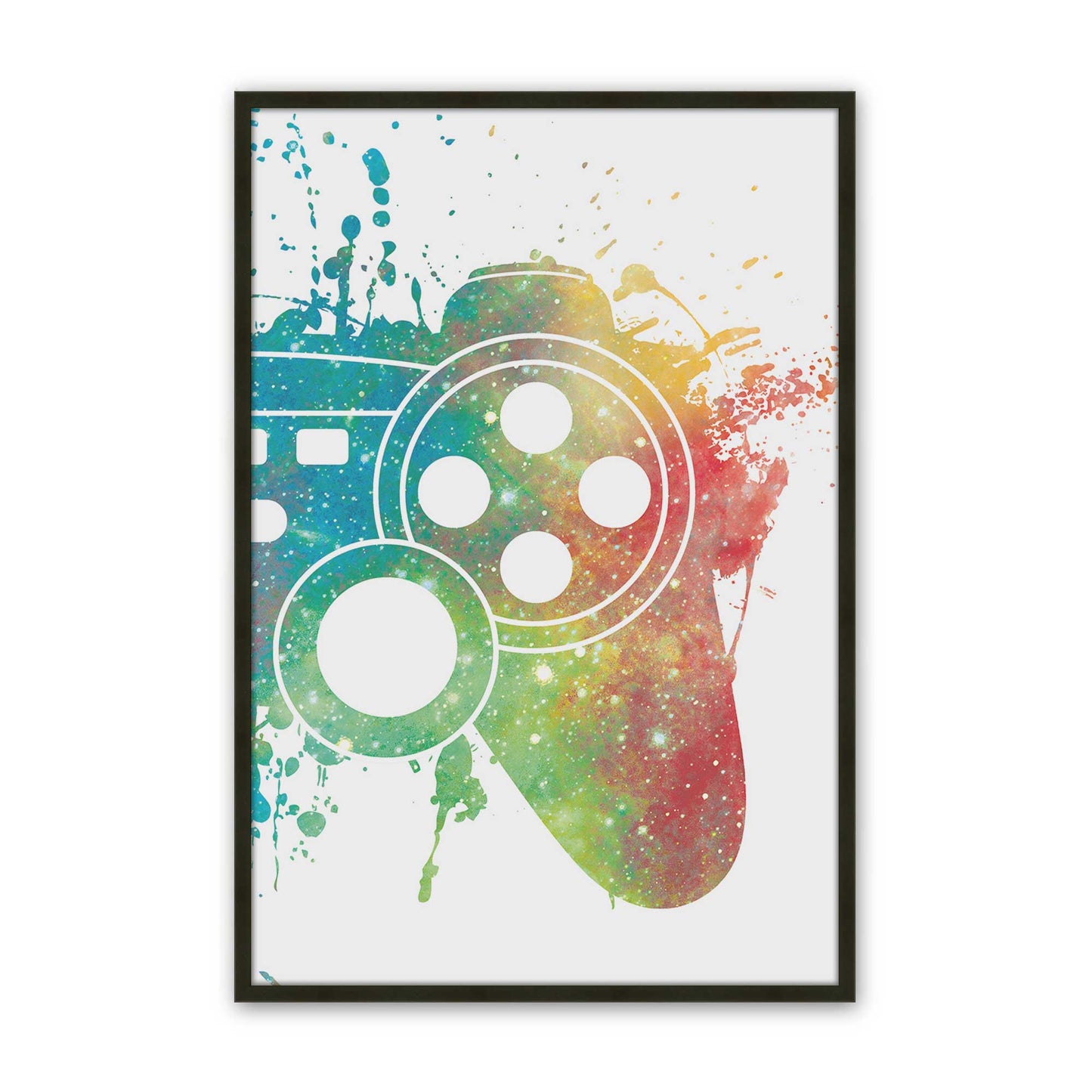 [Color:Satin Black], Picture of art in a Satin Black frame