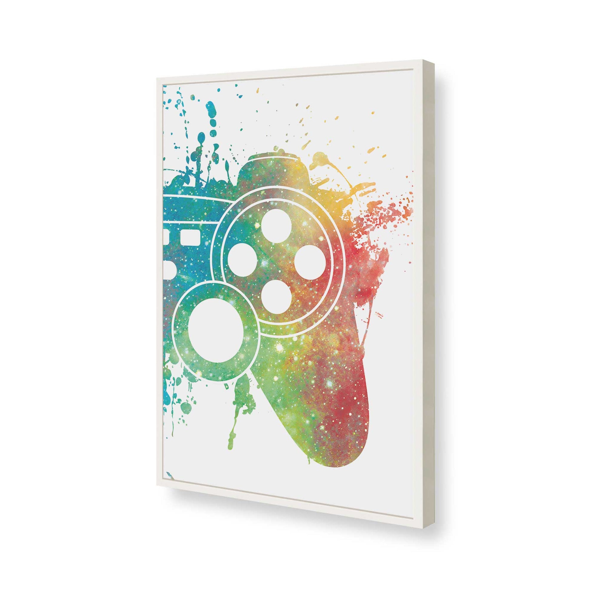 [Color:Opaque White], Picture of art in a Opaque White frame of the corner