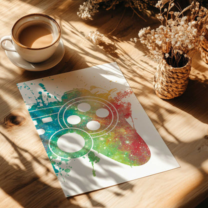 [Color:Rolled Print], Picture of close up of art