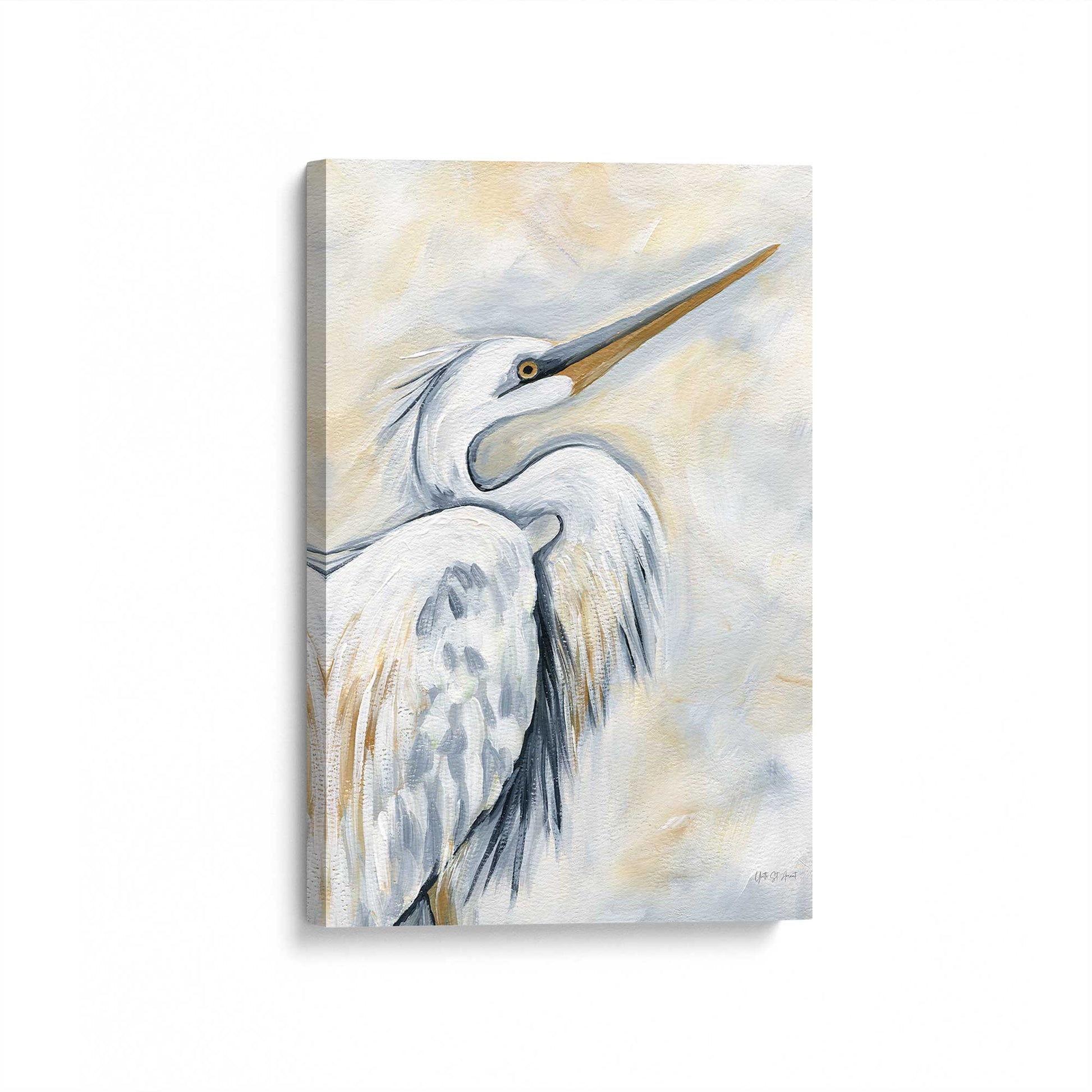 [Color:Stretched Canvas], Picture of art at an angle
