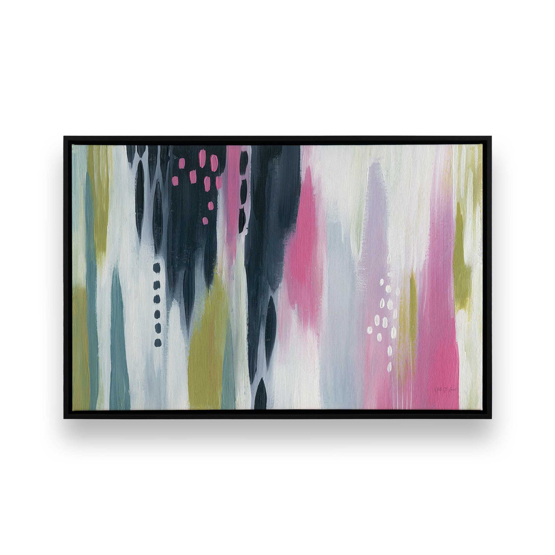 [Color:Satin Black], Picture of art in a Satin Black frame