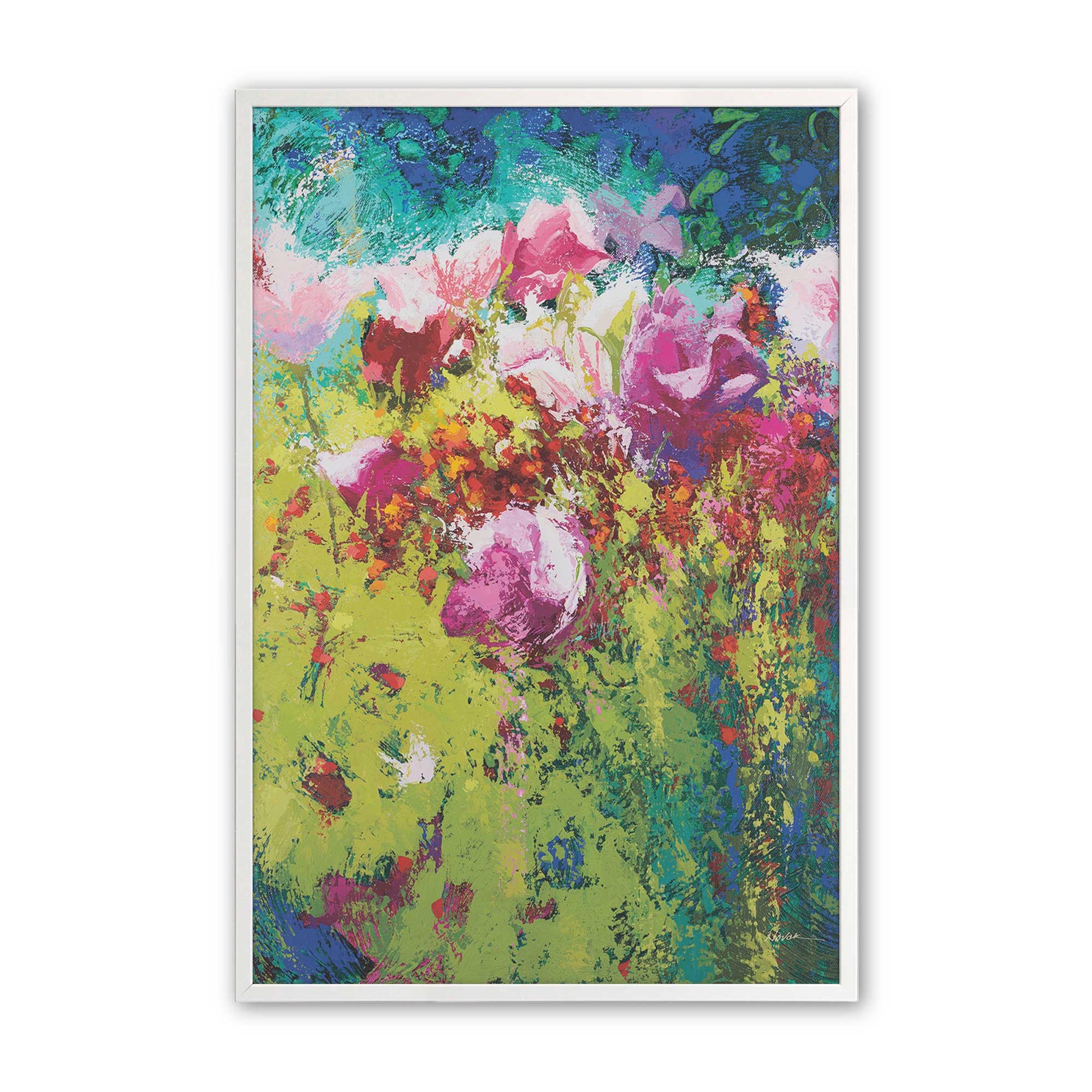 [Color:Opaque White], Picture of art in a Opaque White frame