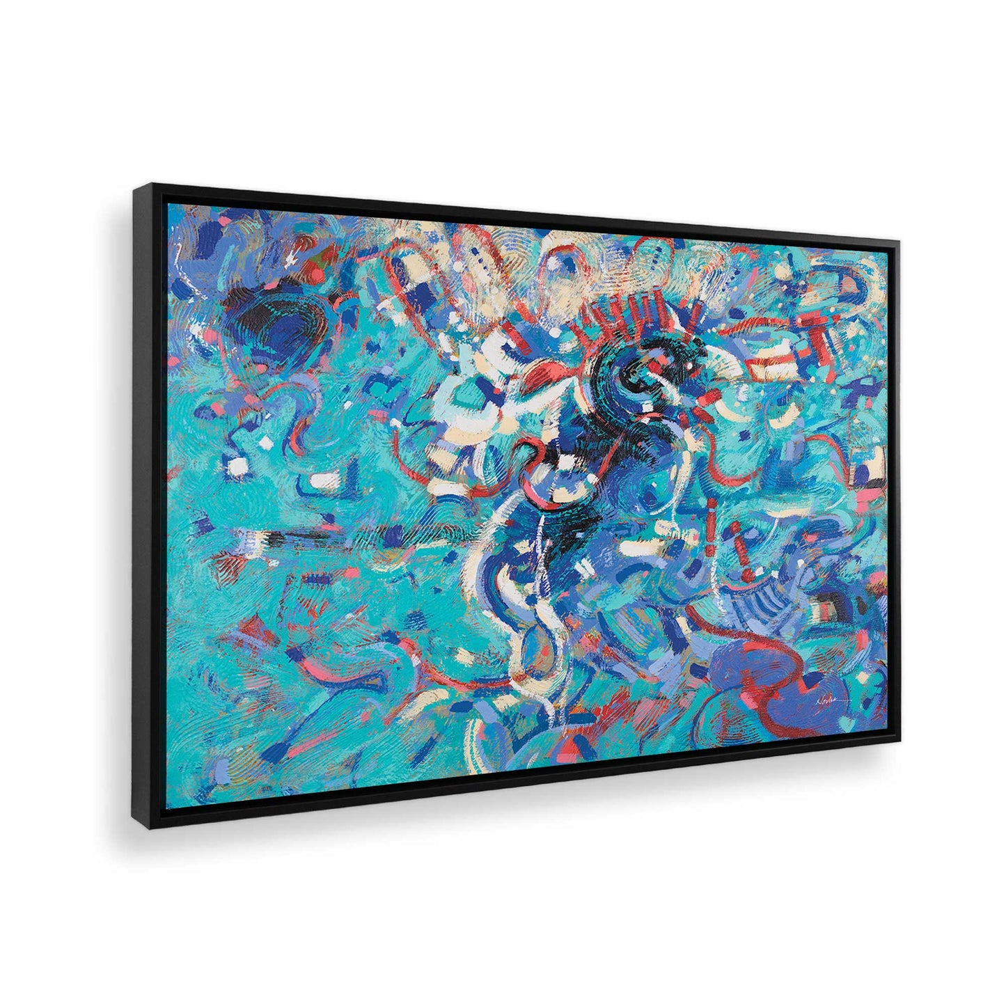 [Color:Satin Black], Picture of the corner of the art