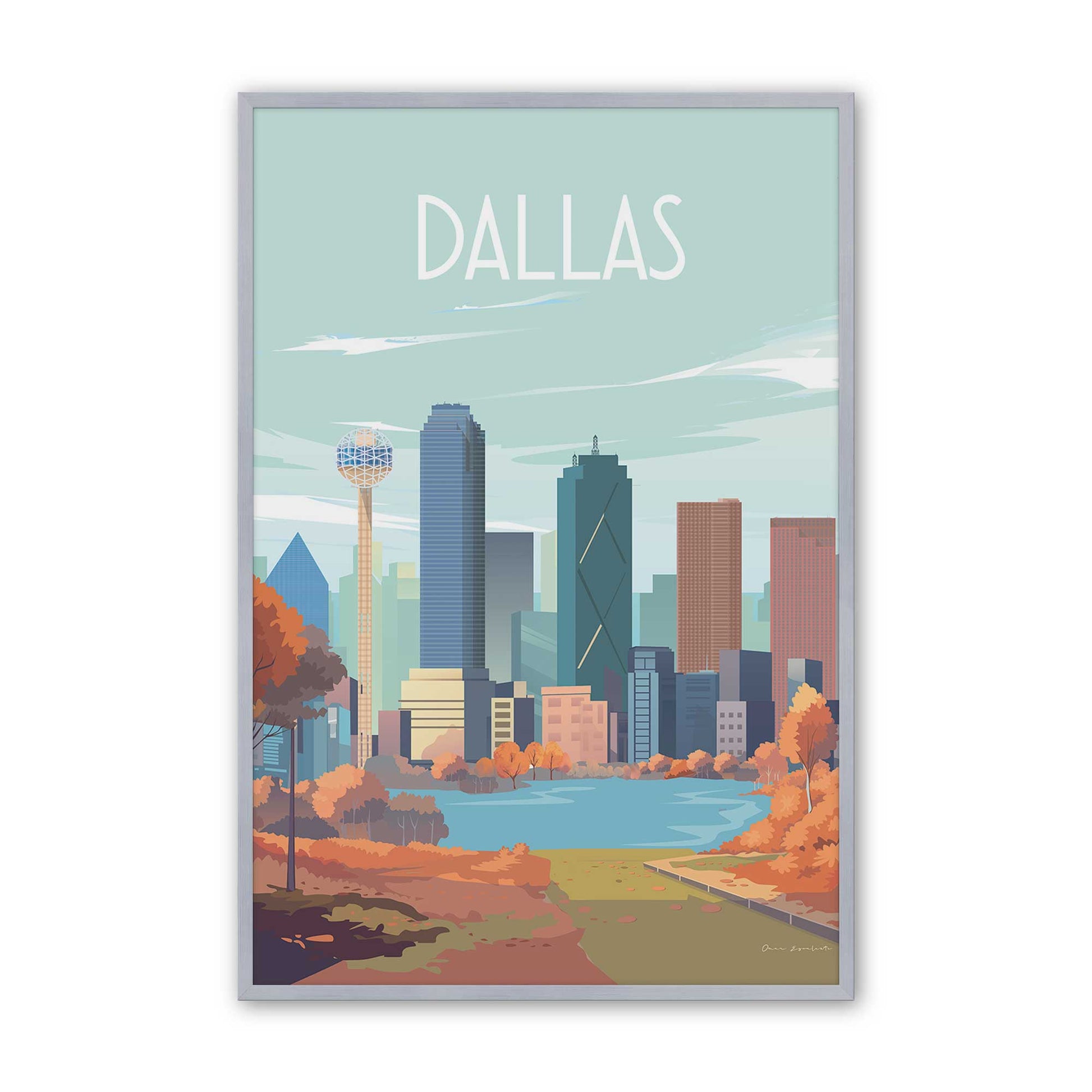 [Color:Polished Chrome], Picture of art in a Polished Chrome frame