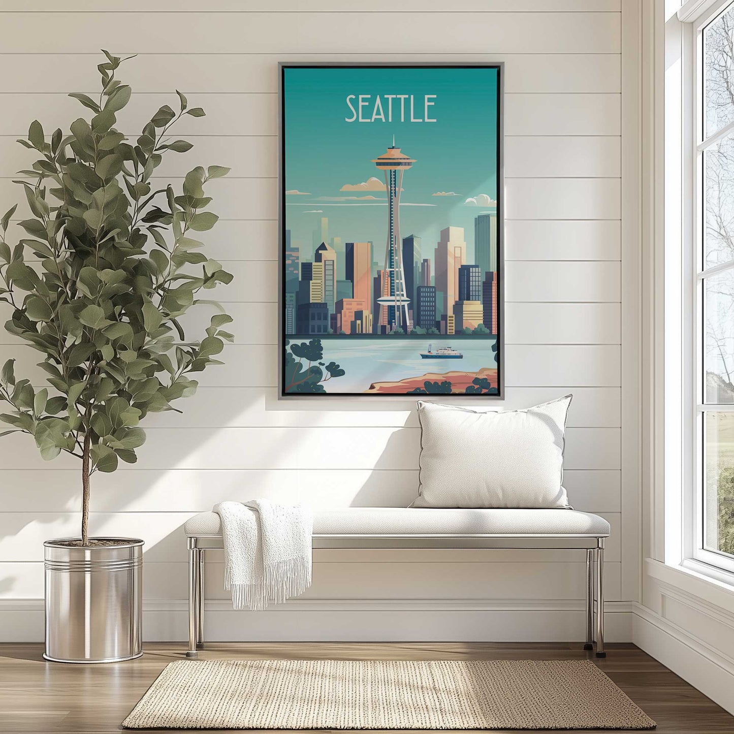 Picture of art in a room