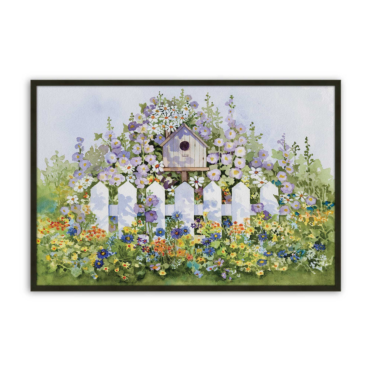 [Color:Satin Black], Picture of art in a Satin Black frame