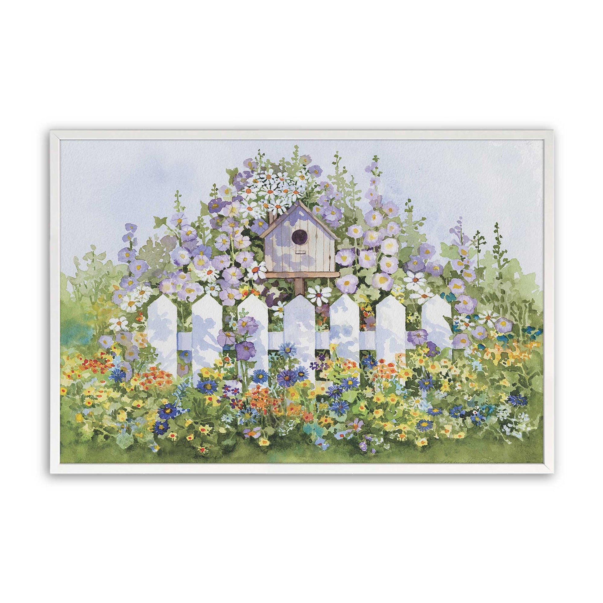 [Color:Opaque White], Picture of art in a Opaque White frame