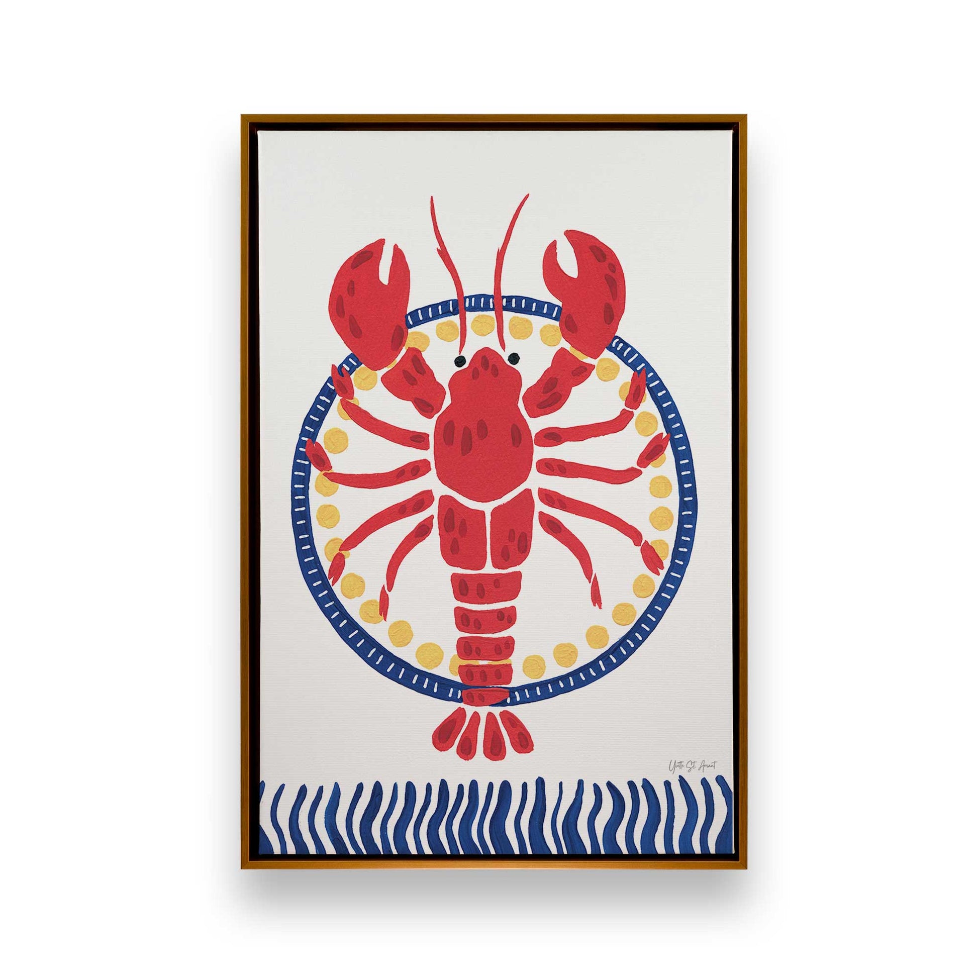 [Color:Polished Gold], Picture of art in a Polished Gold frame