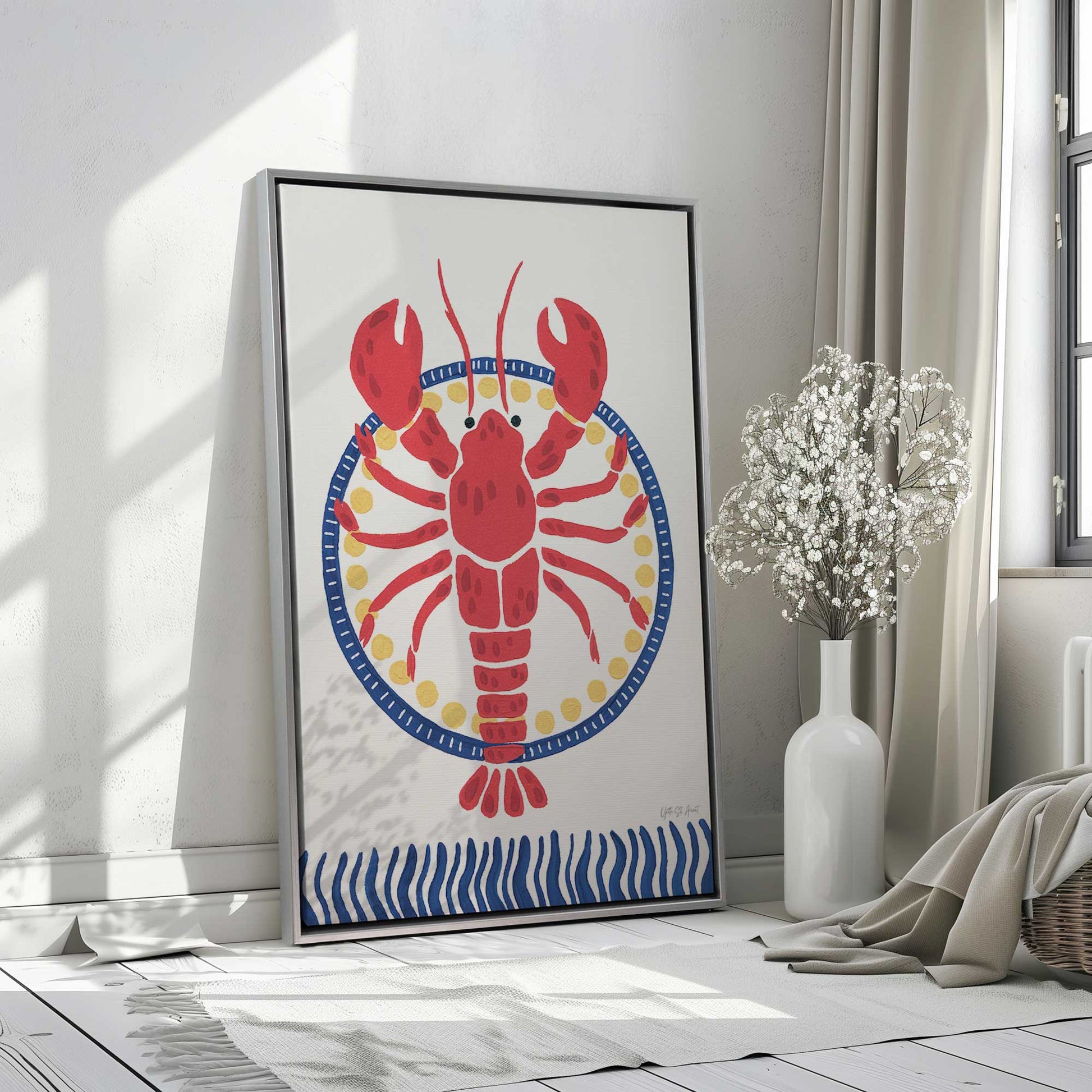 Picture of art in a room