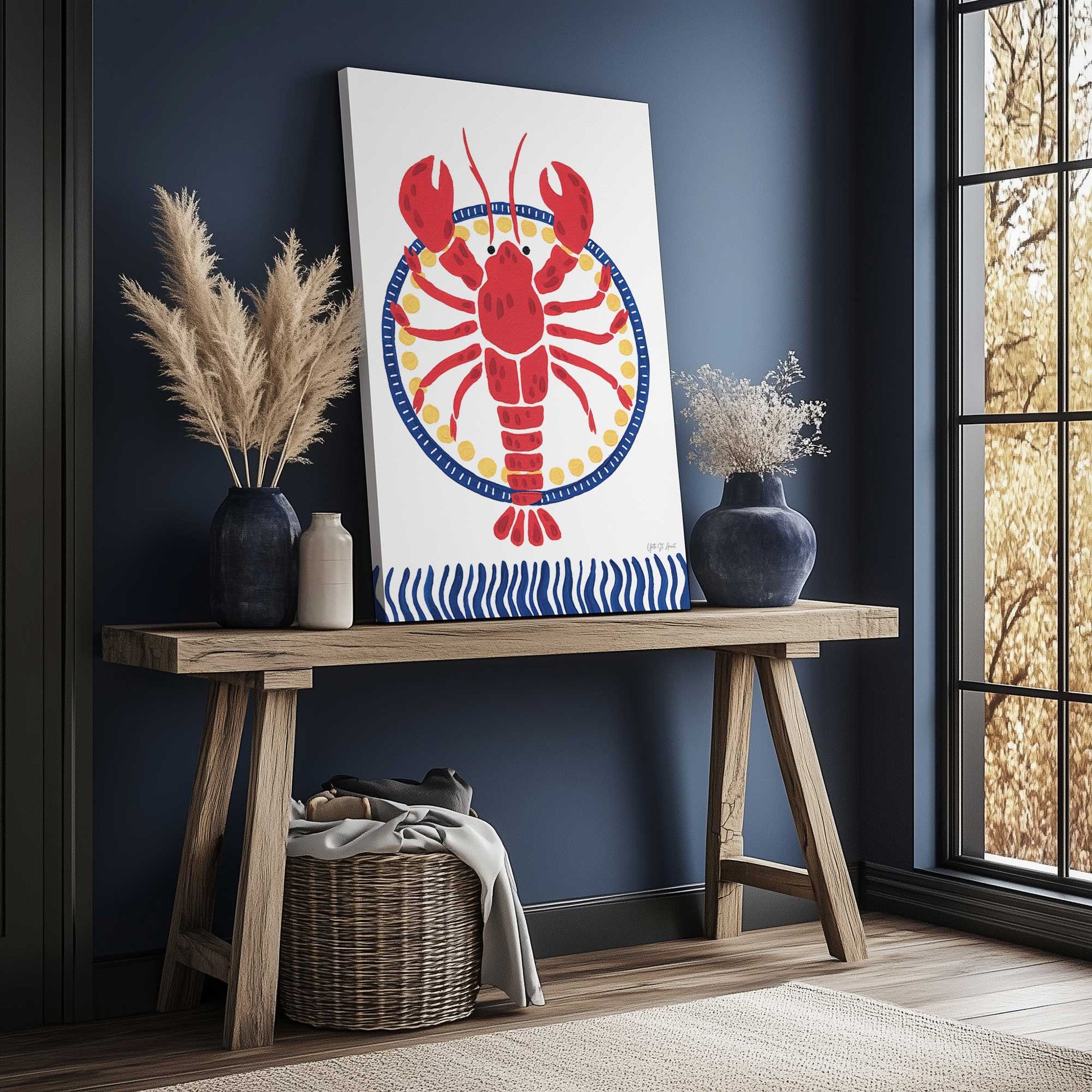 Picture of art in a room