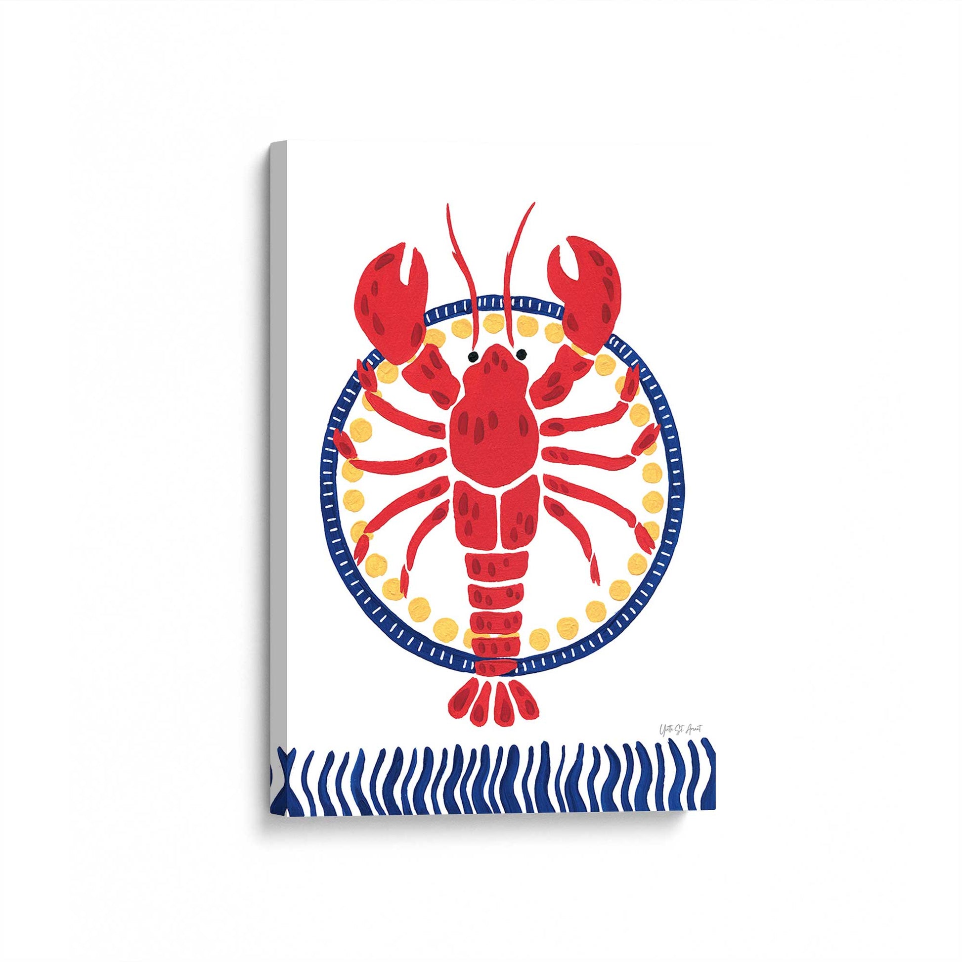 [Color:Stretched Canvas], Picture of art at an angle