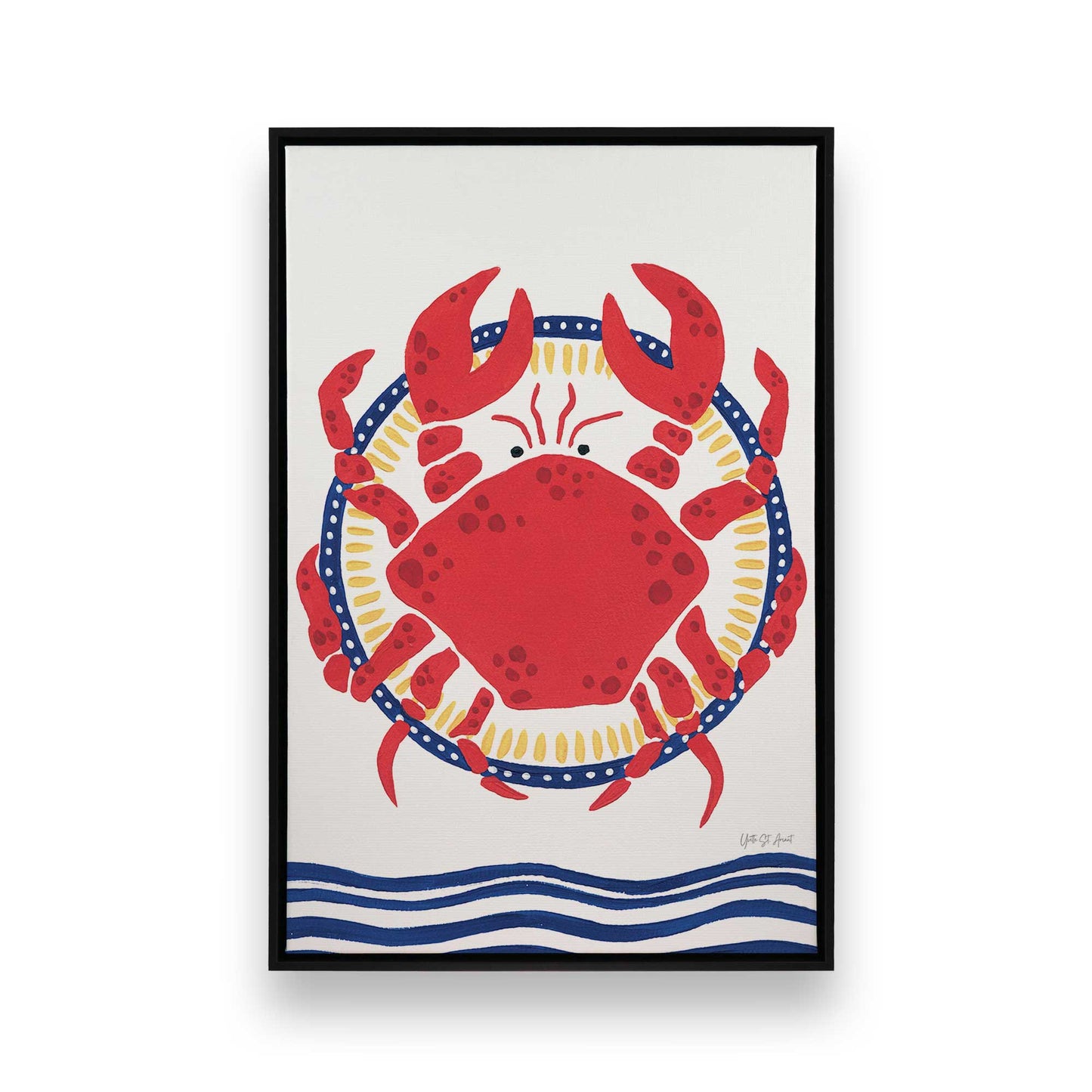 [Color:Satin Black], Picture of art in a Satin Black frame