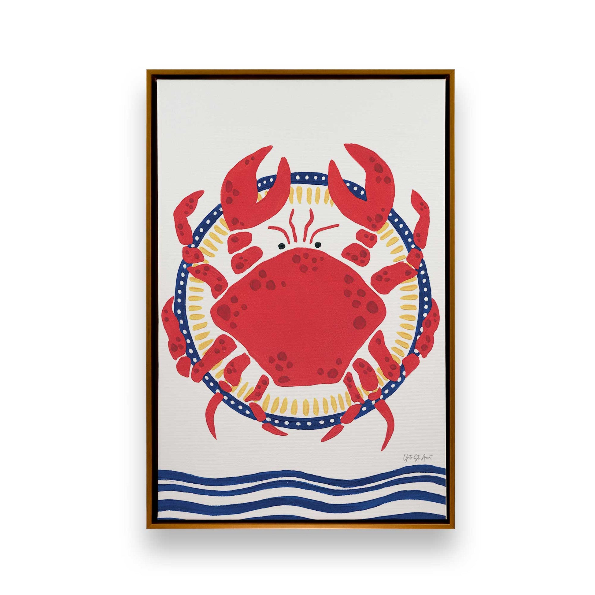 [Color:Polished Gold], Picture of art in a Polished Gold frame