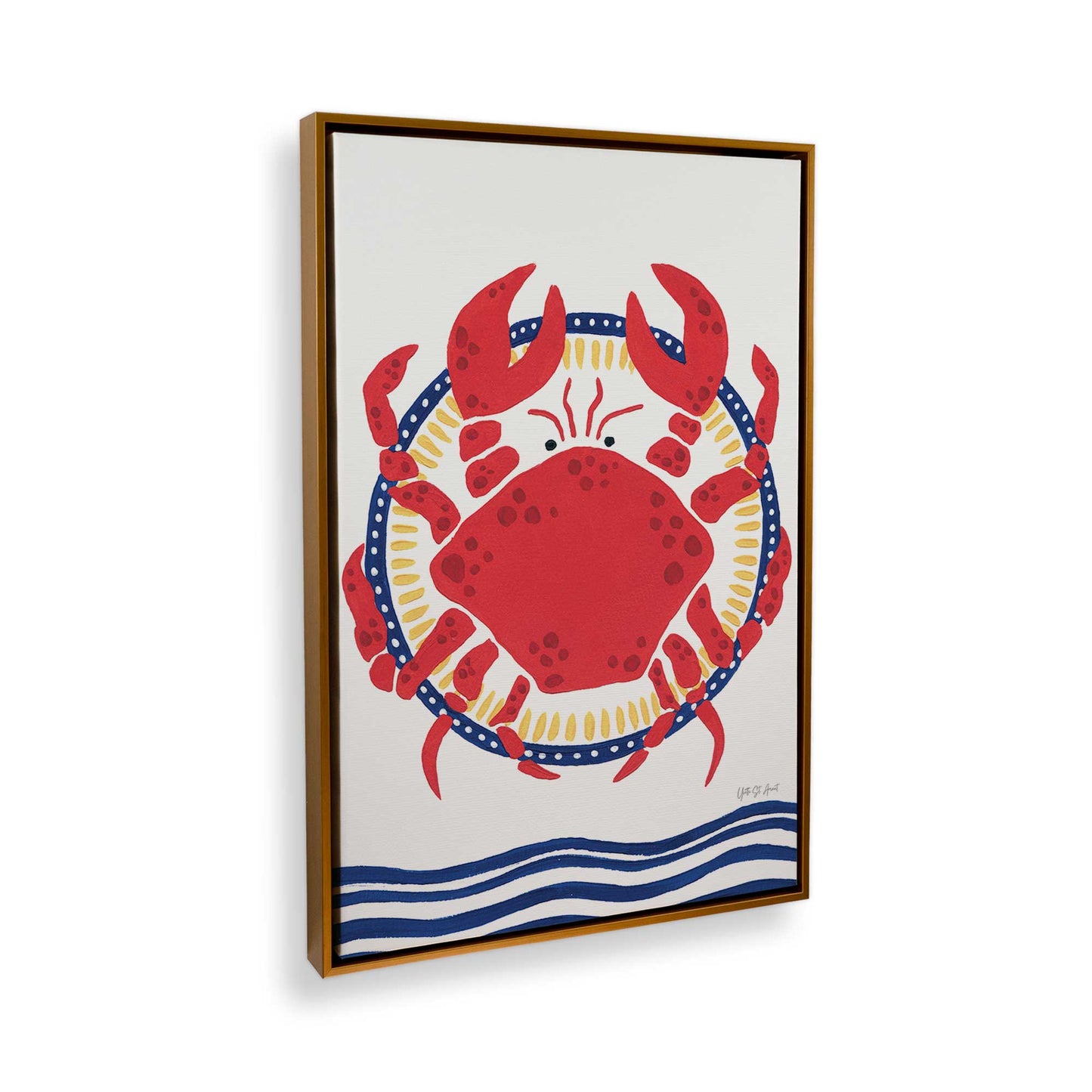 [Color:Polished Gold], Picture of the corner of the art