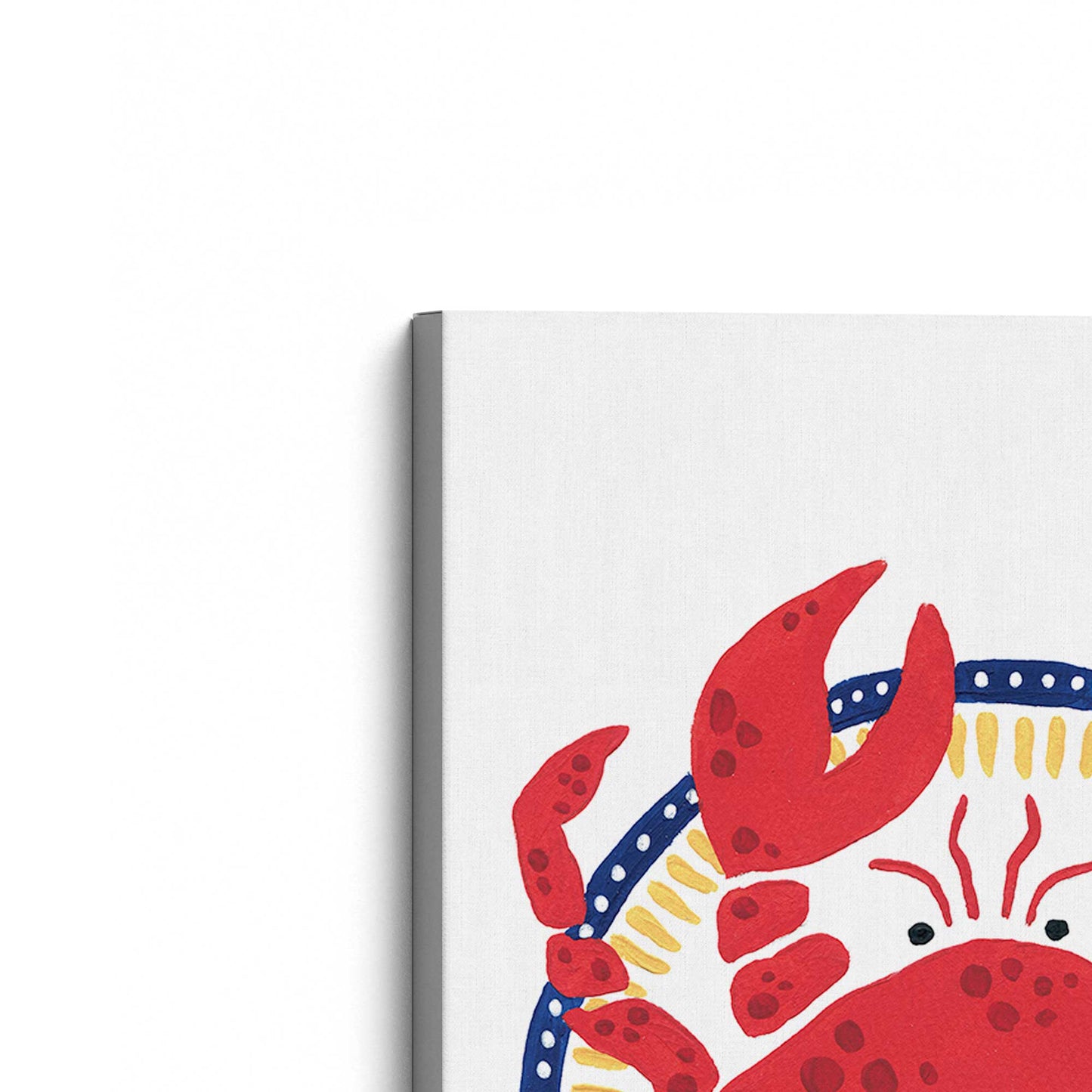 [Color:Stretched Canvas], Picture of the corner of the art