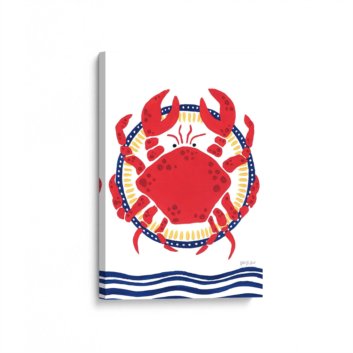 [Color:Stretched Canvas], Picture of art at an angle