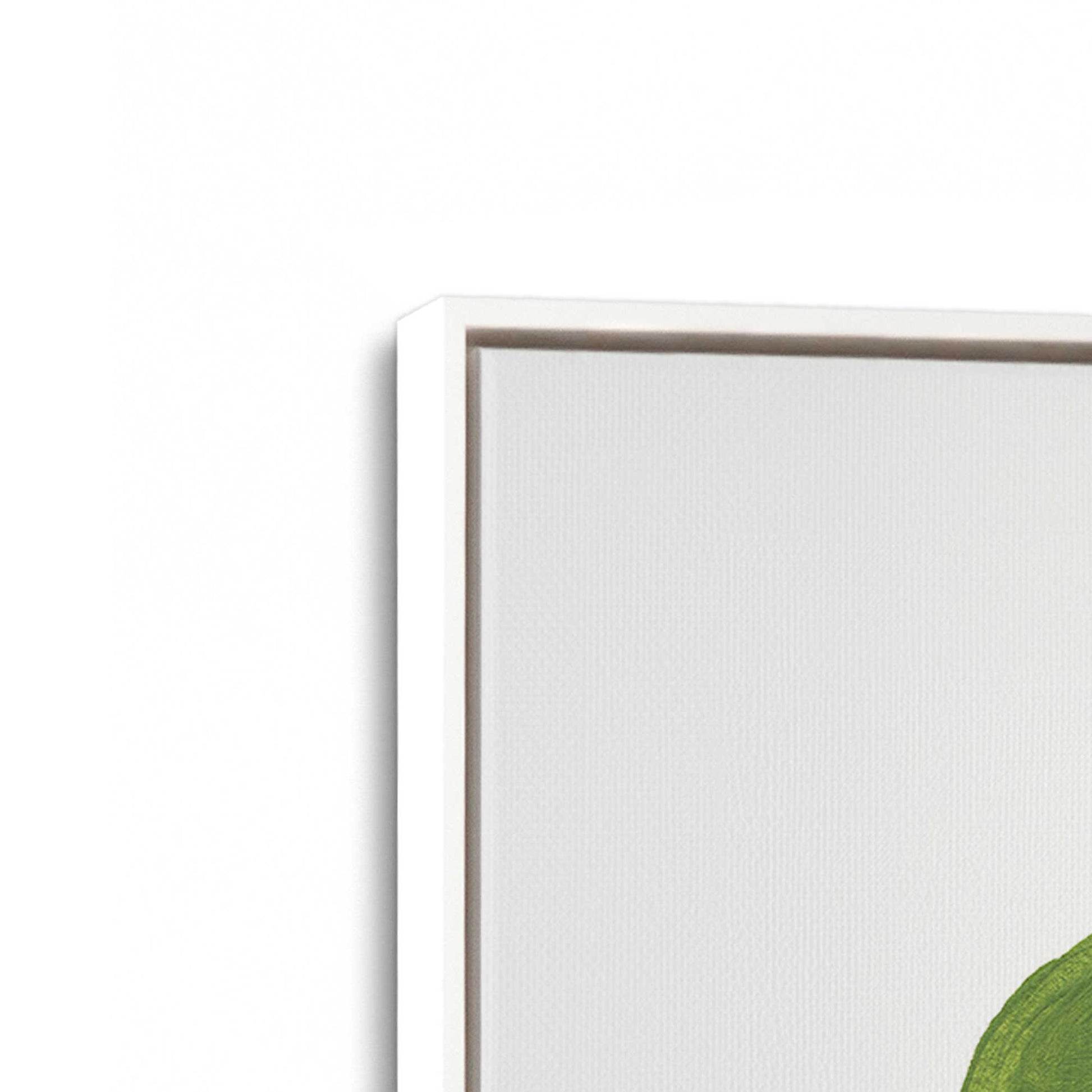 [Color:Opaque White], Picture of art in a White frame at an angle