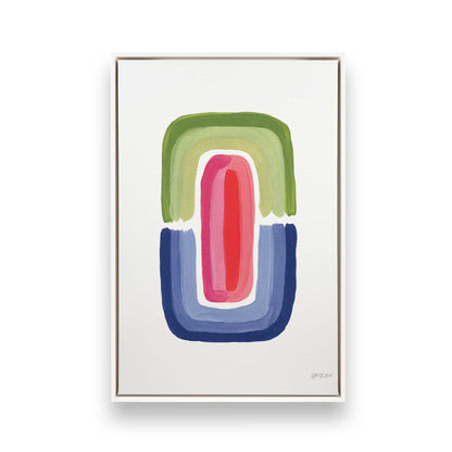 [Color:Opaque White], Picture of art in a White frame