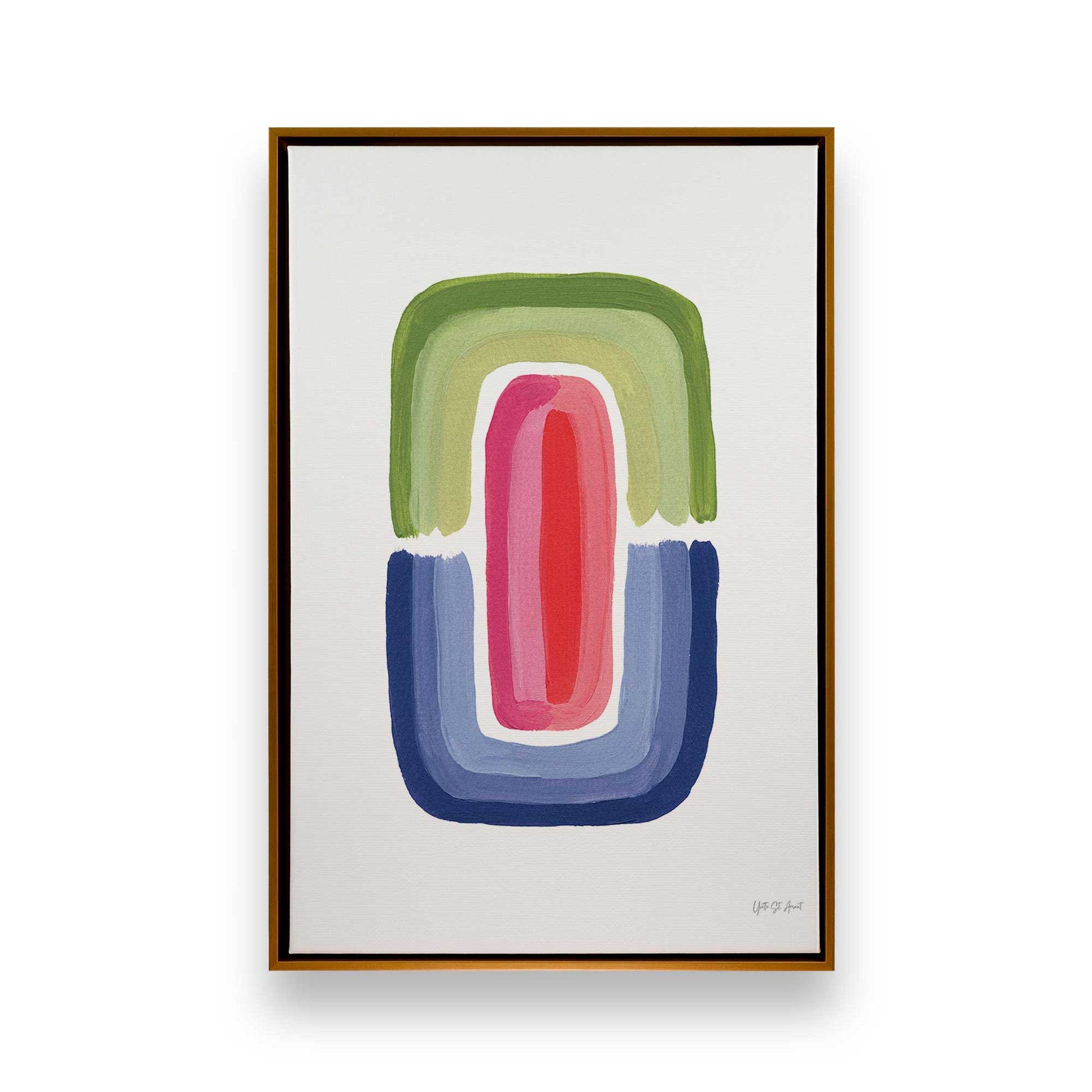 [Color:Polished Gold], Picture of art in a Polished Gold frame