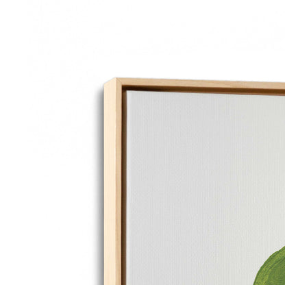 [Color:American Maple], Picture of art in a American Maple frame at an angle