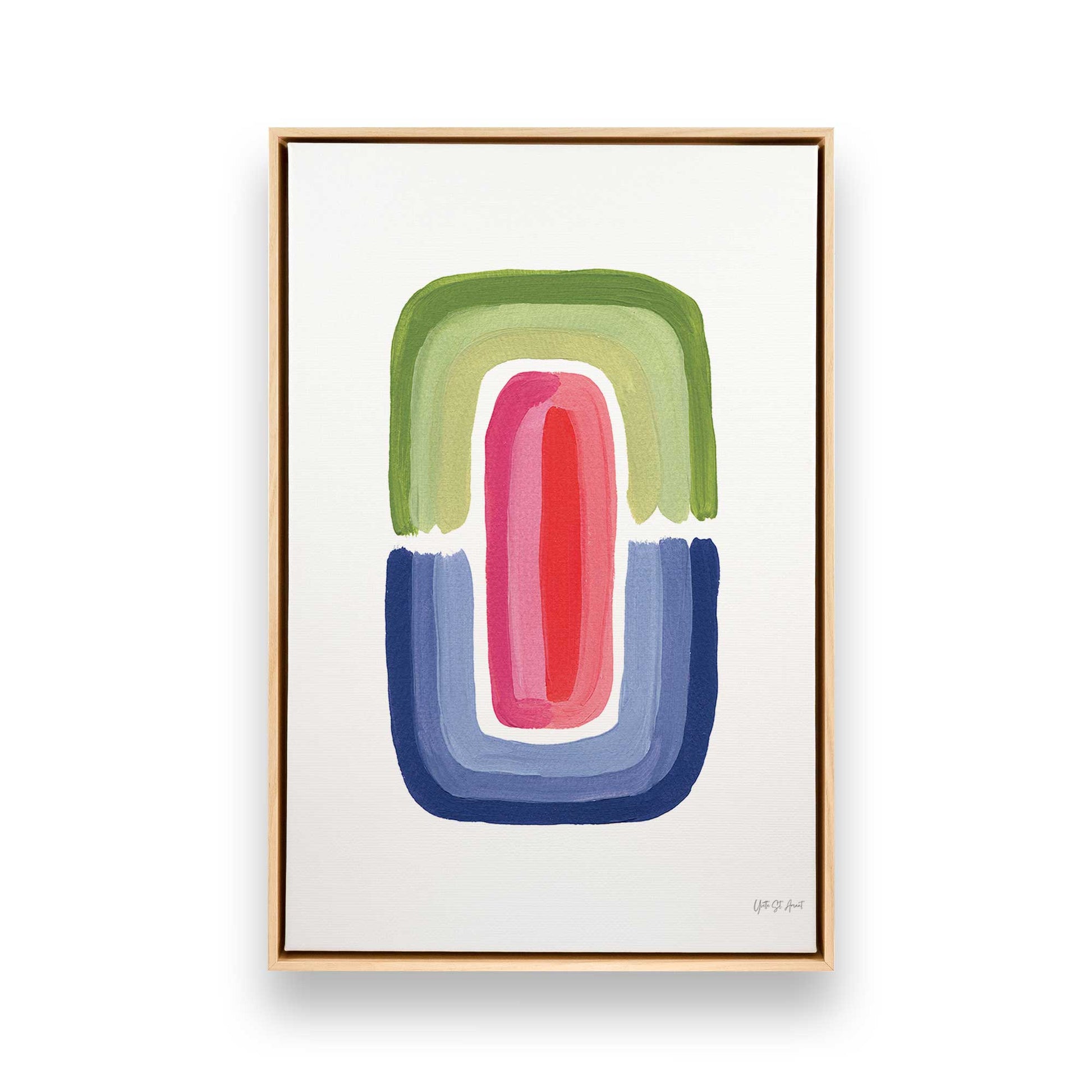 [Color:American Maple], Picture of art in a American Maple frame