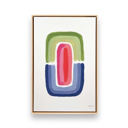 [Color:American Maple], Picture of art in a American Maple frame