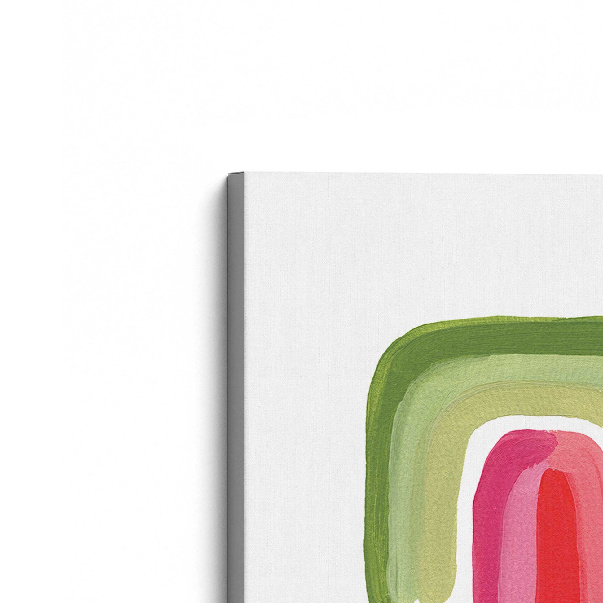 [Color:Stretched Canvas], Picture of the corner of the art